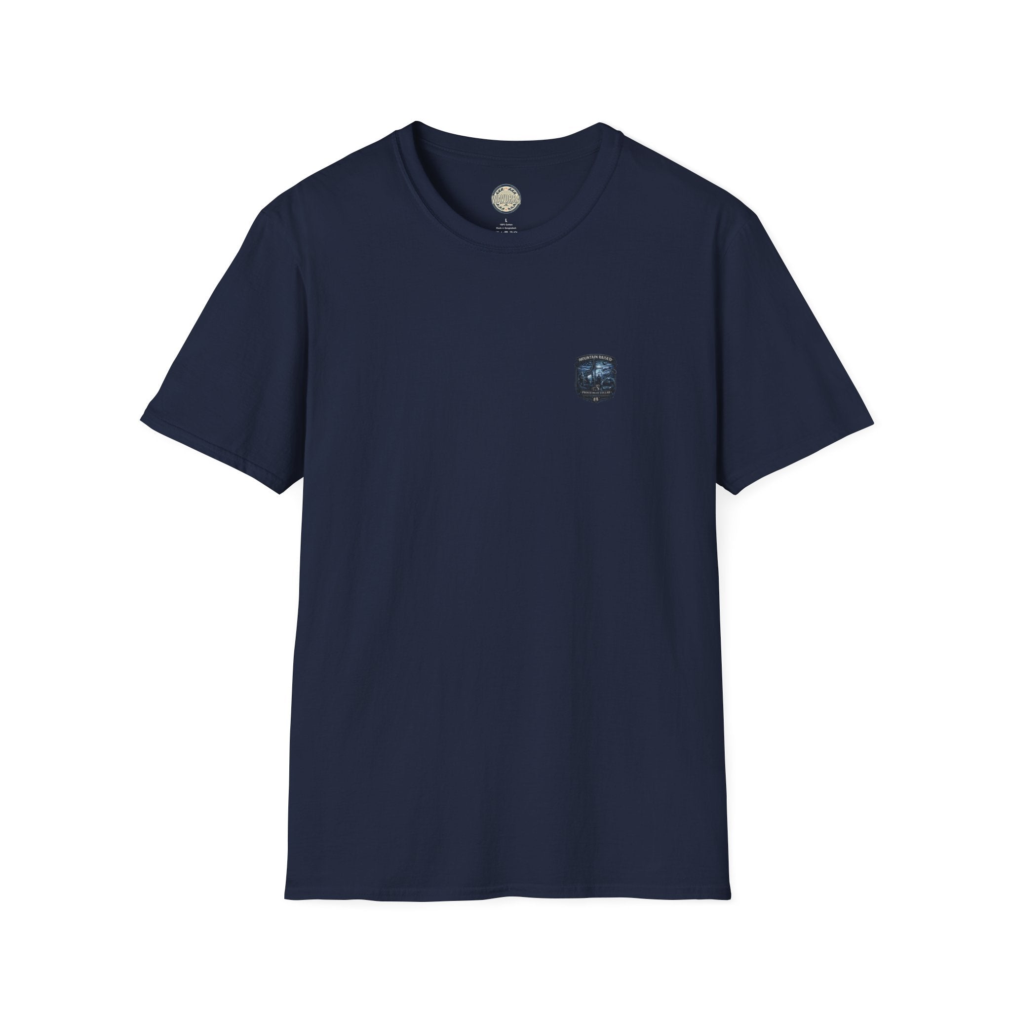 Mountain Raised T-Shirt — Proud Blue Collar Workwear Graphic