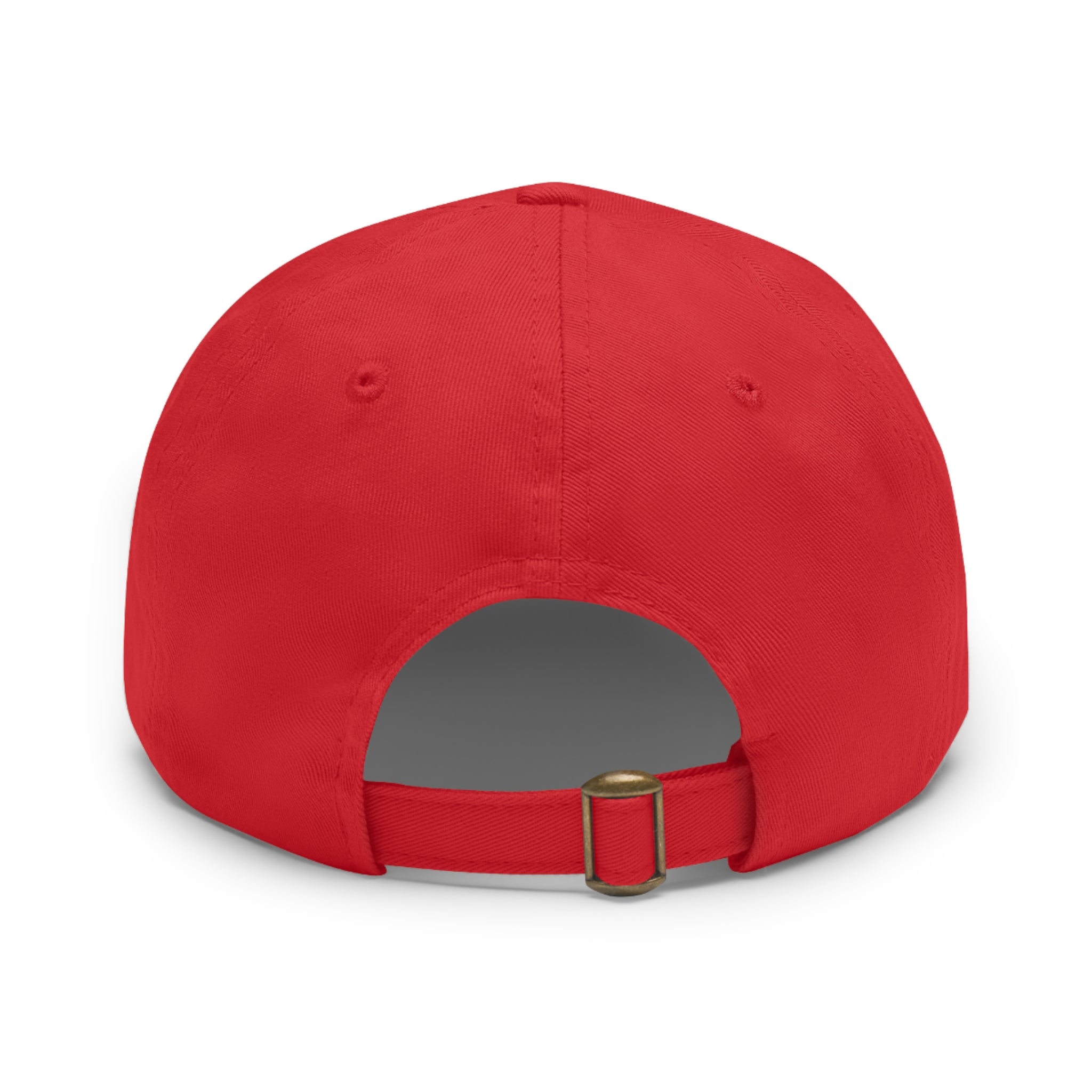 Wavorra Leather Patch Dad Hat — Vintage Mountain Logo Cap