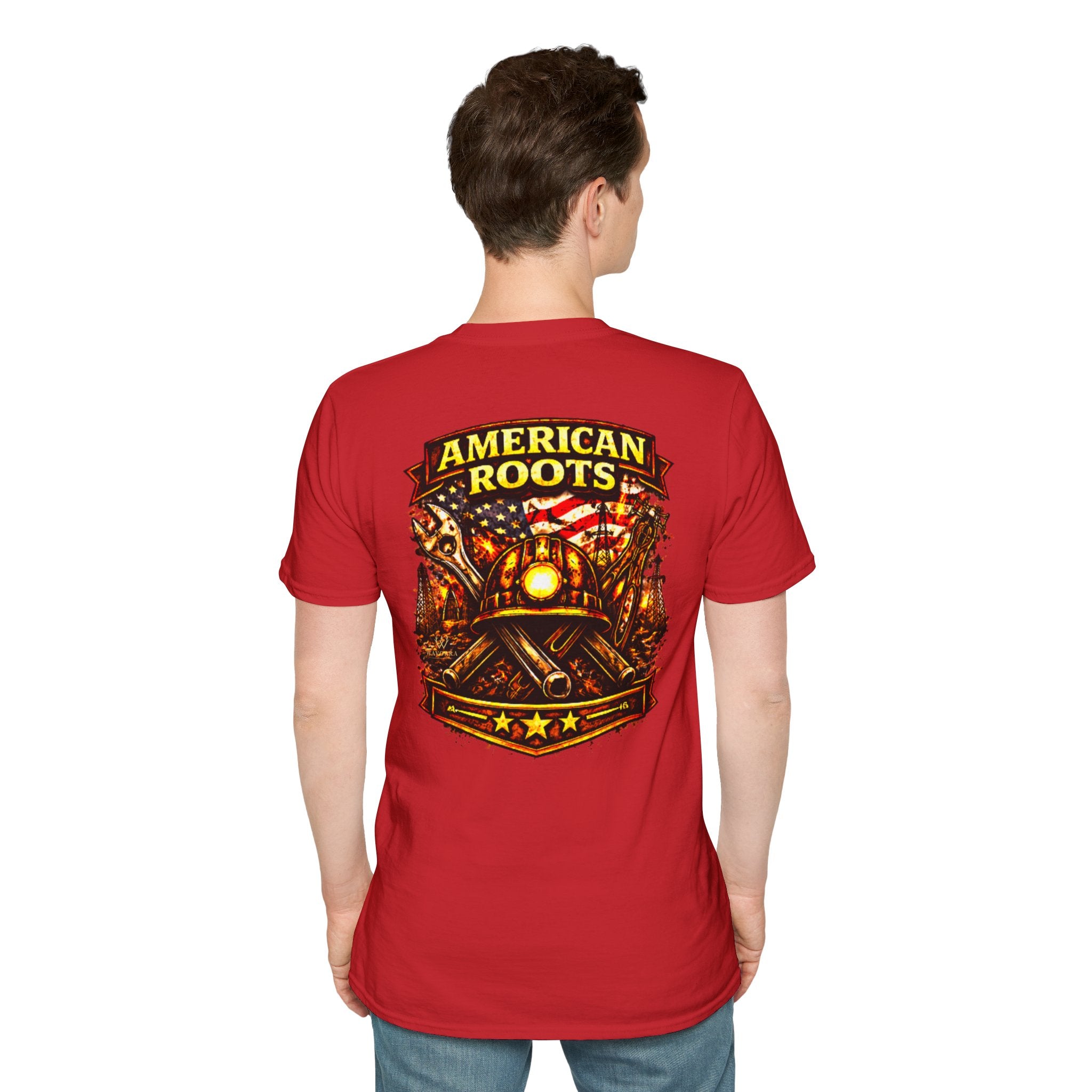 T-Shirt — American Roots Motorcycle Graphic Tee