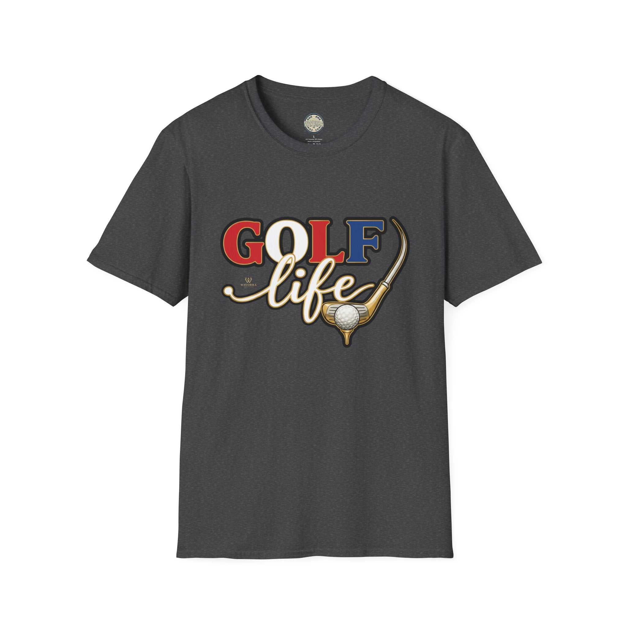 Golf Life T-Shirt — Retro Golf Club & Ball Design