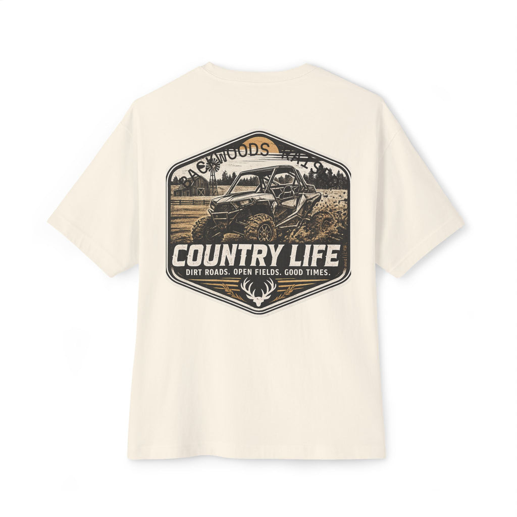 Country Life Tee — "Backwoods Raised" Graphic Shirt