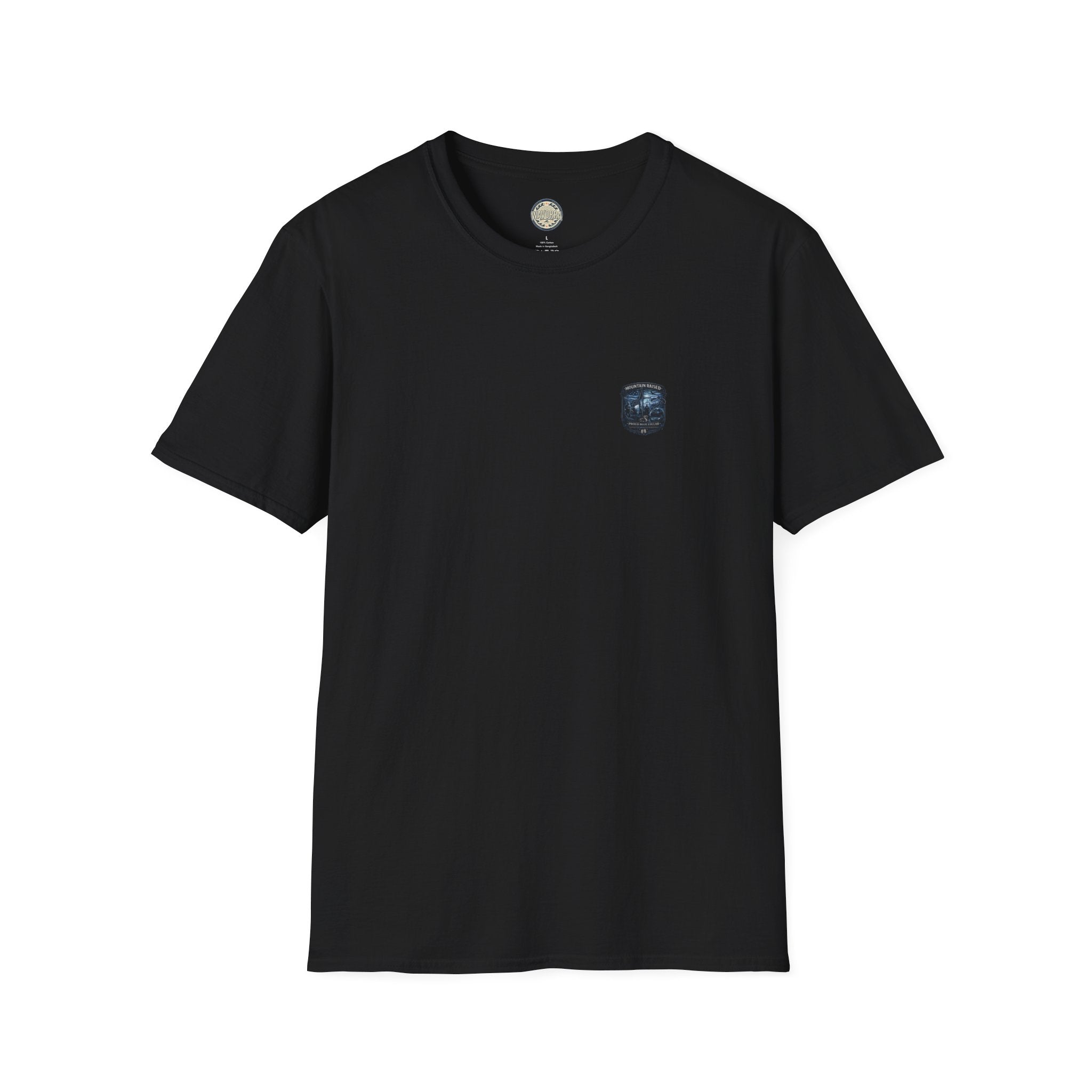 Mountain Raised T-Shirt — Proud Blue Collar Workwear Graphic
