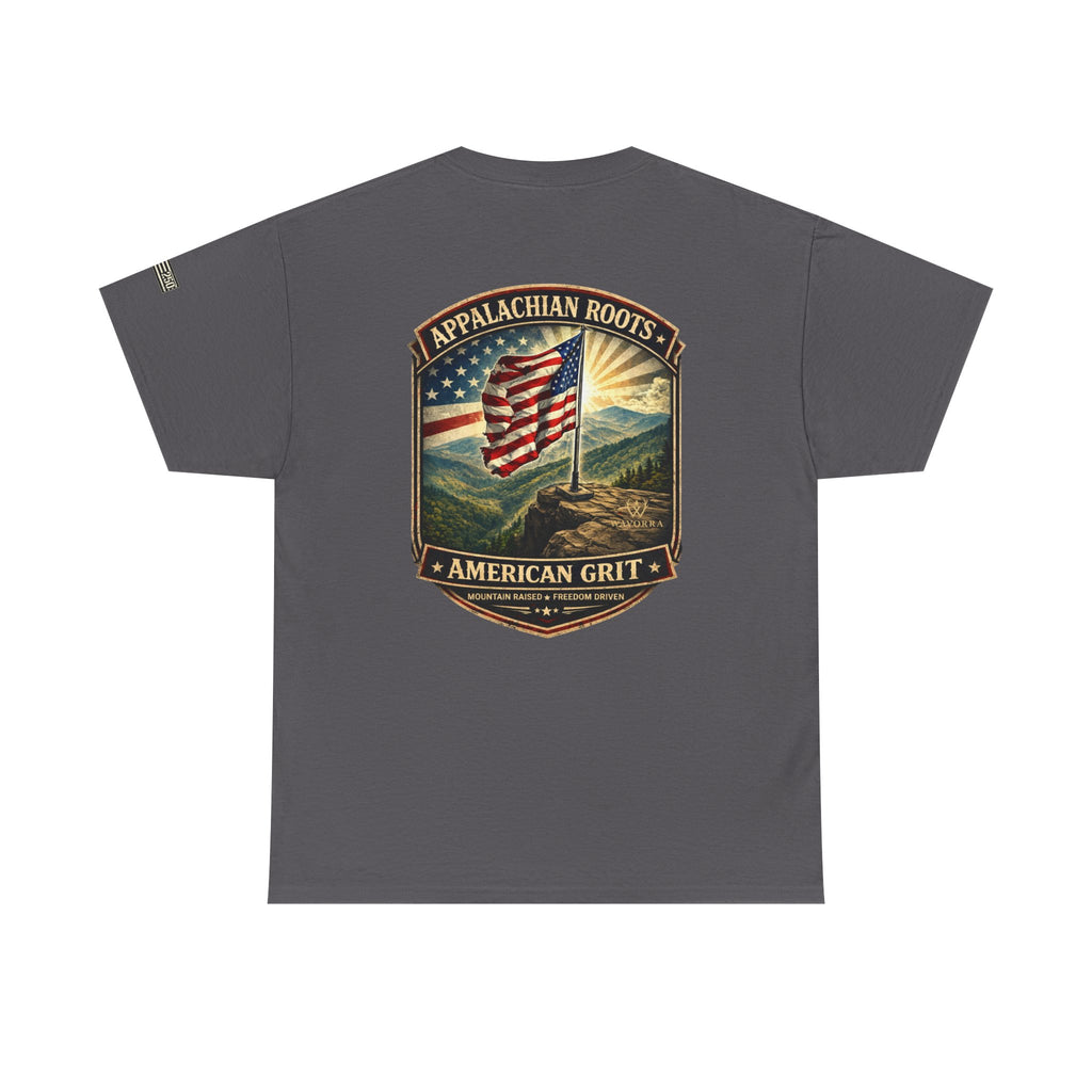 Appalachian Roots T‑Shirt — American Grit Flag Graphic Tee