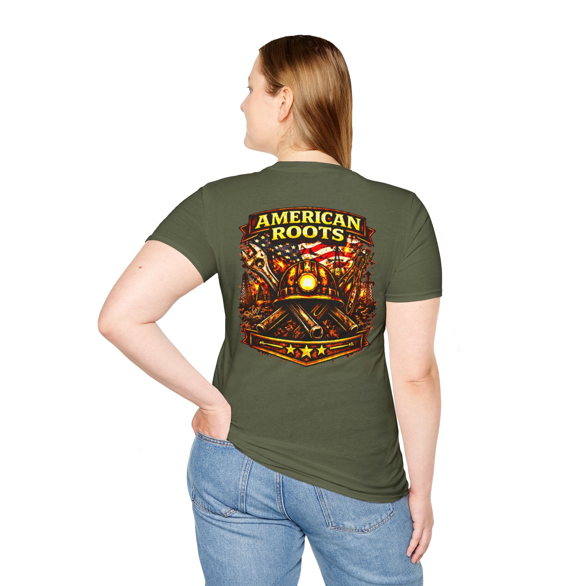 T-Shirt — American Roots Motorcycle Graphic Tee