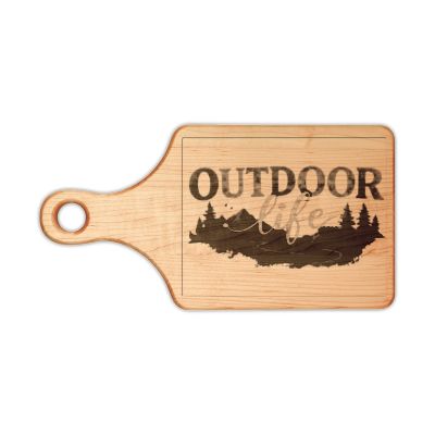 Outdoor Life Engraved Wood Cutting Board