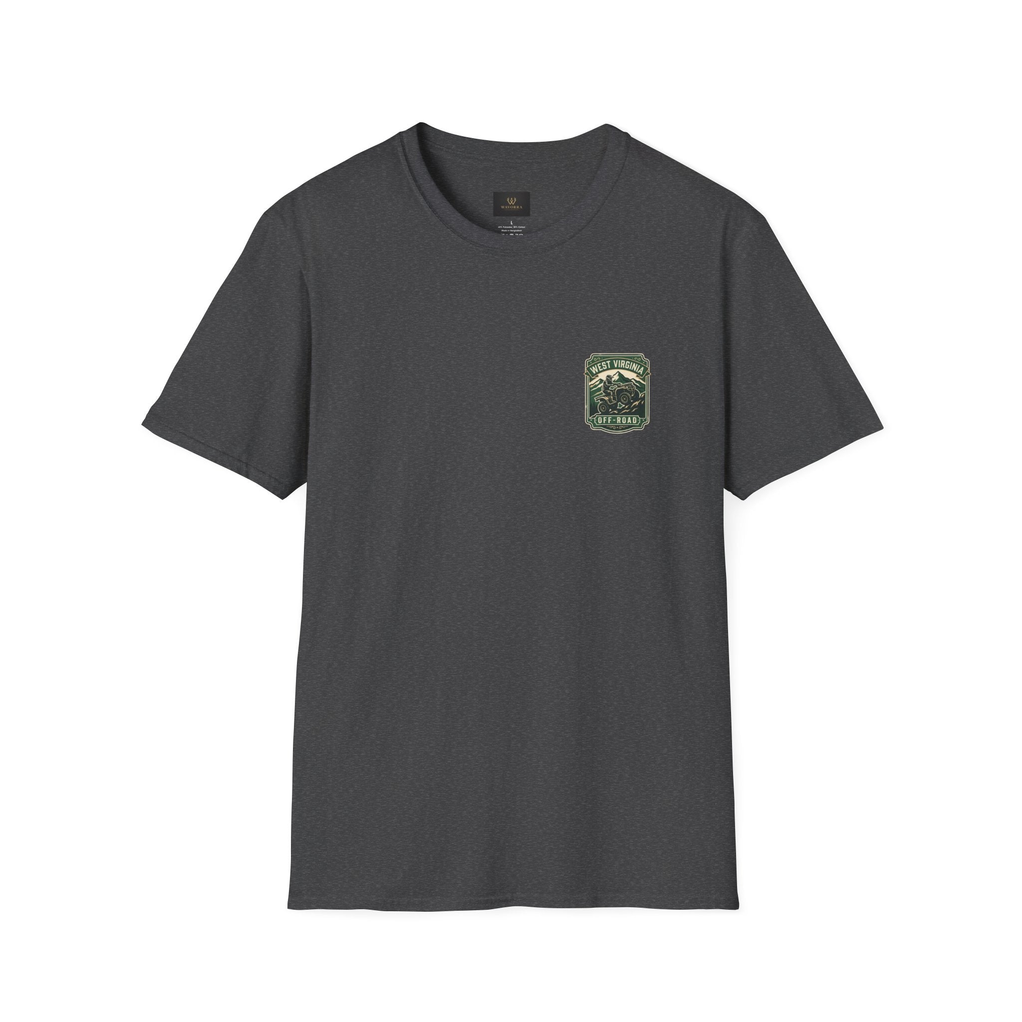 West Virginia Off-Road T-Shirt — "Mountain Raised" ATV Graphic
