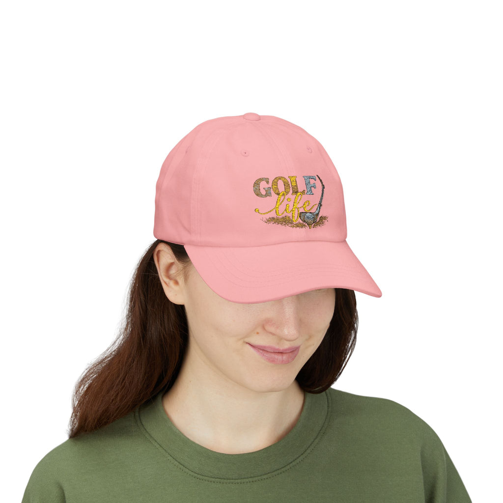 Golf Life Dad Cap — Embroidered Golf Club & Ball Hat