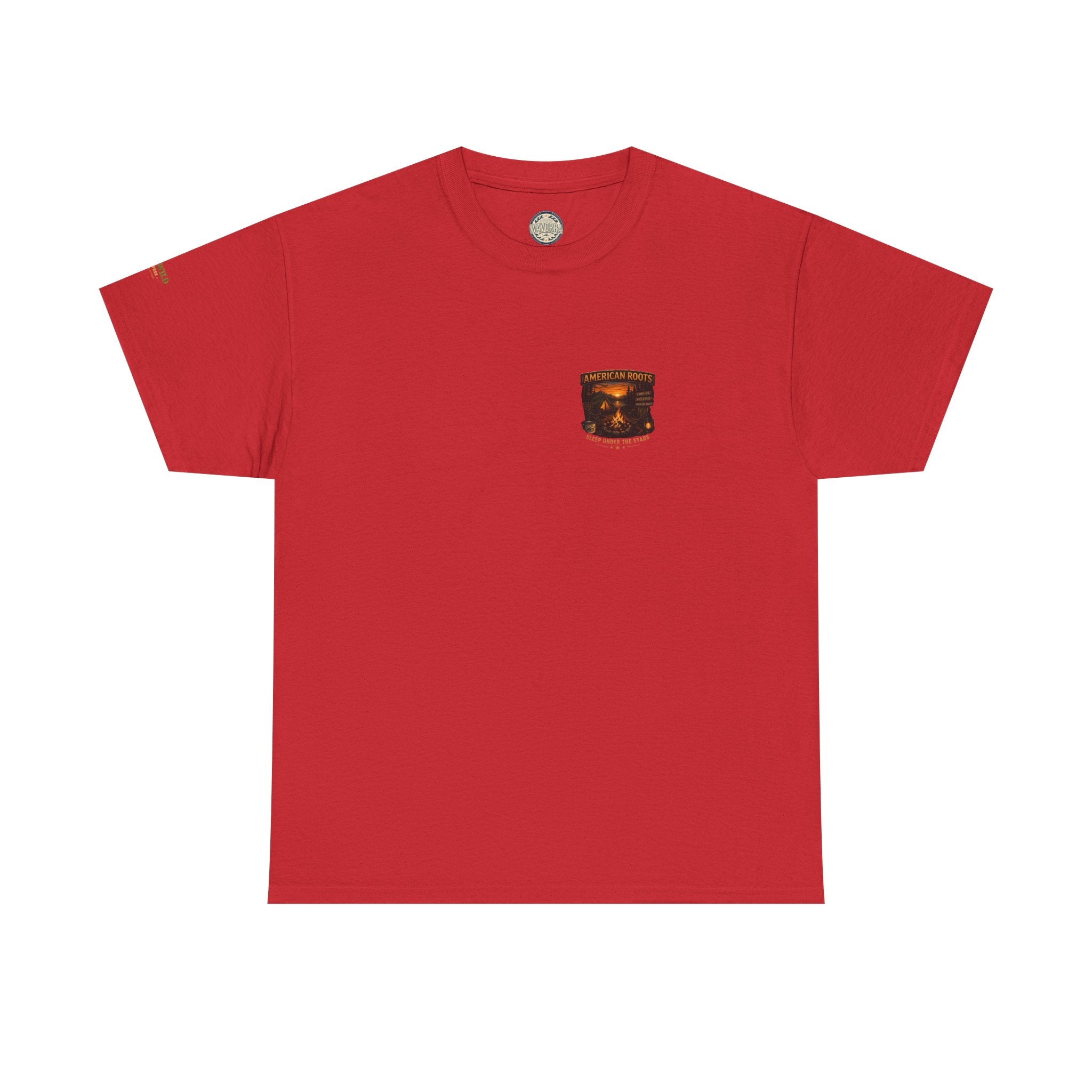 Camping T-Shirt — "American Roots: Sleep Under the Stars" Outdoor Tee