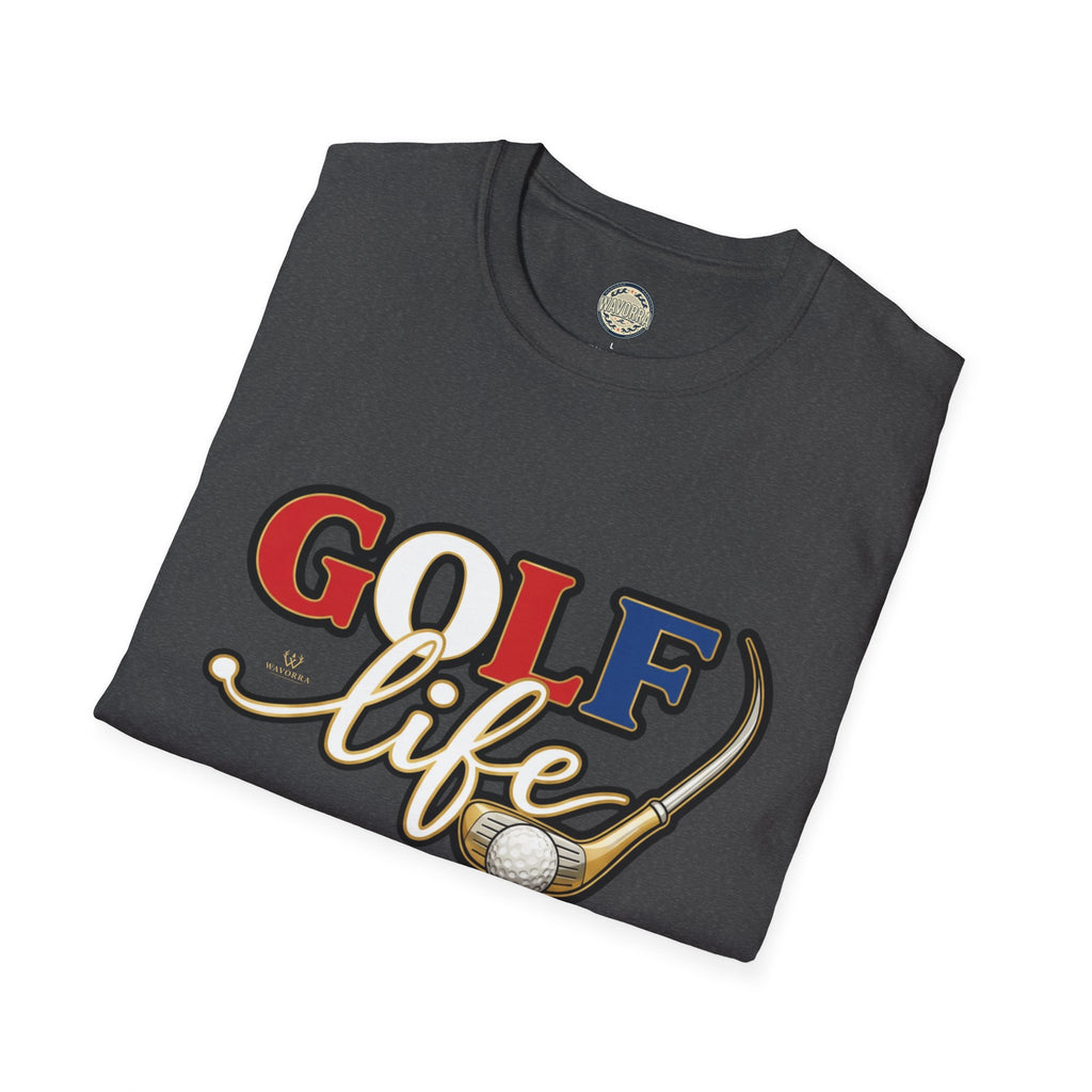 Golf Life T-Shirt — Retro Golf Club & Ball Design