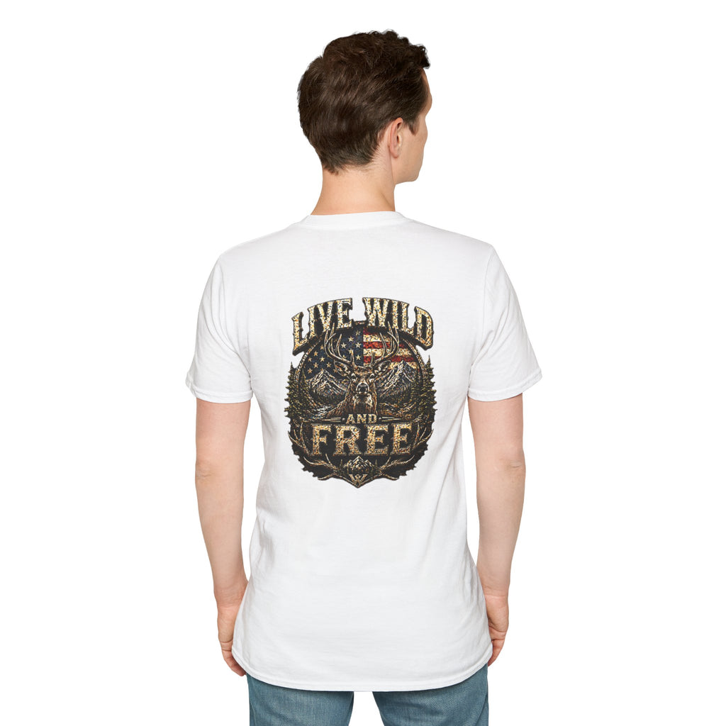 Live Wild and Free T-Shirt — American Eagle Wilderness Graphic Tee