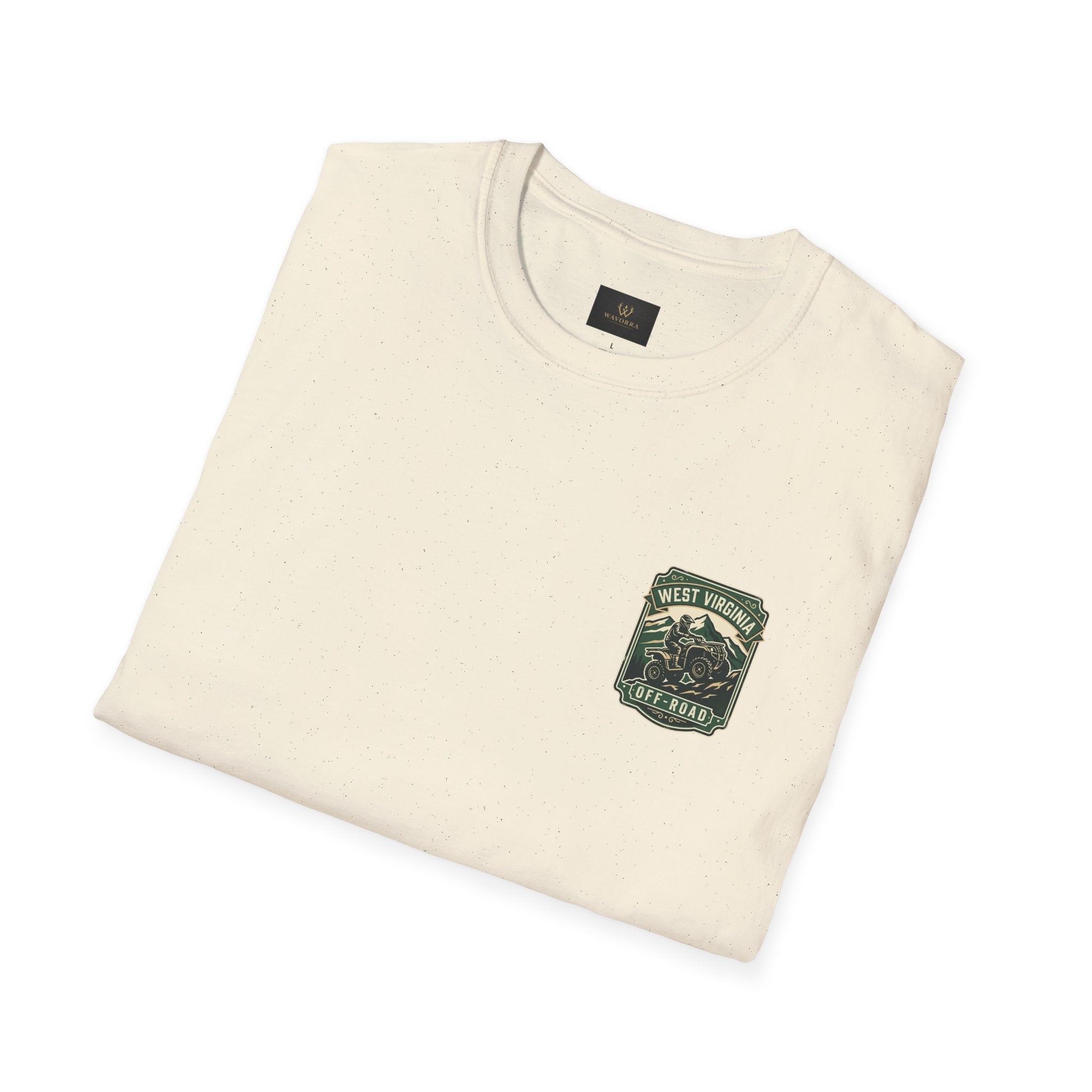 West Virginia Off-Road T-Shirt — "Mountain Raised" ATV Graphic