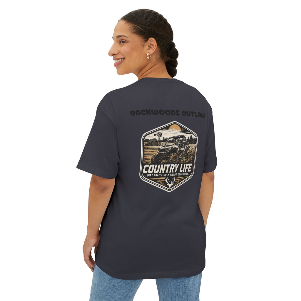 Country Life Tee — "Backwoods Raised" Graphic Shirt