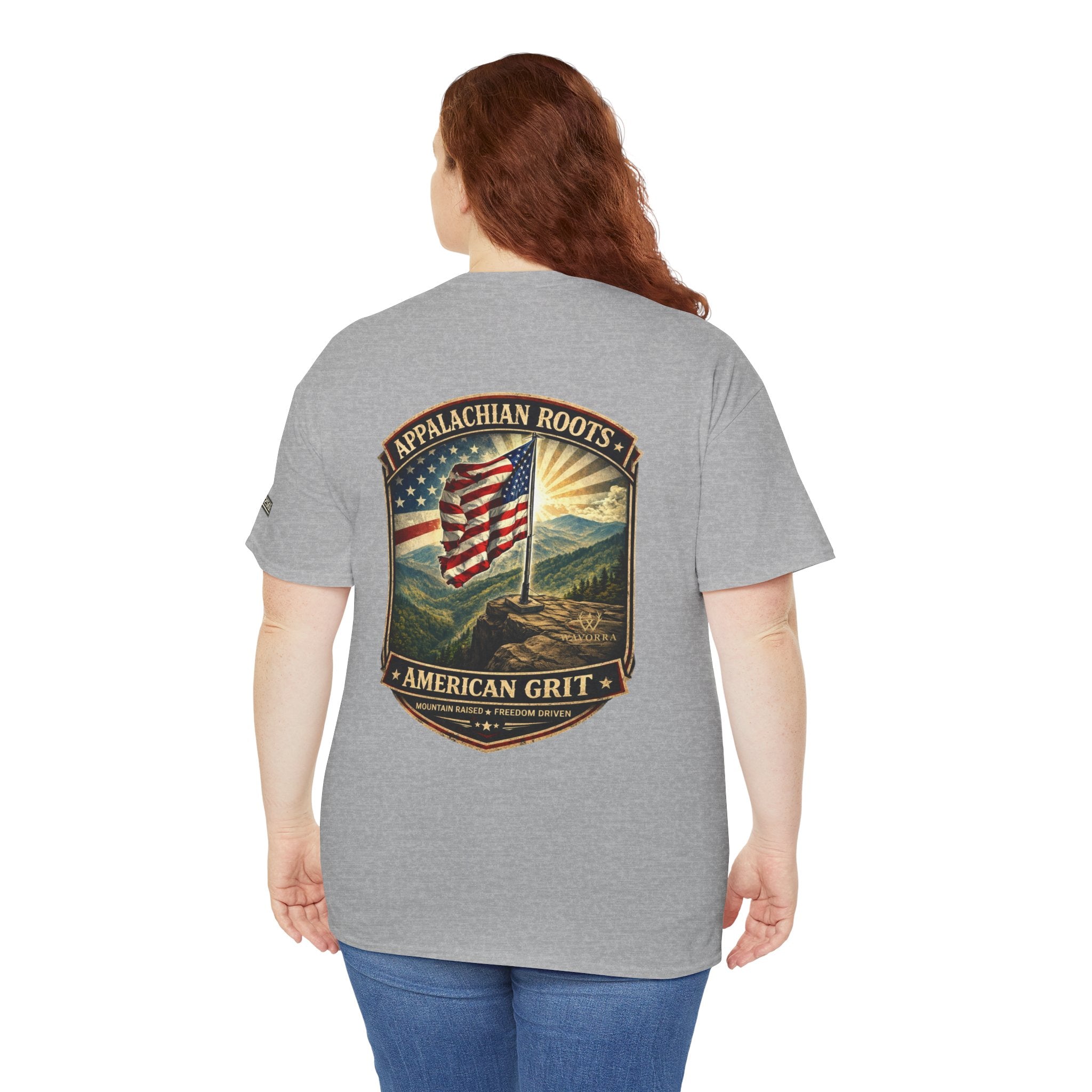 Appalachian Roots T‑Shirt — American Grit Flag Graphic Tee