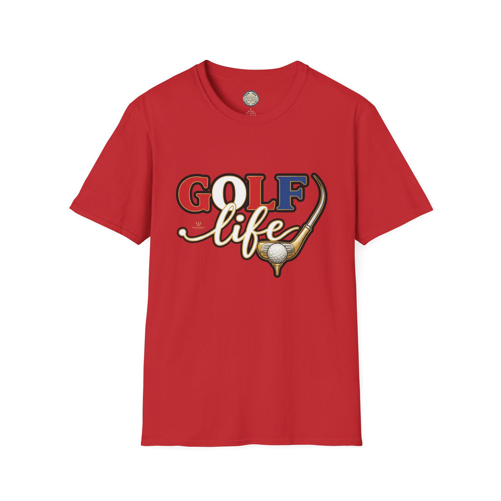 Golf Life T-Shirt — Retro Golf Club & Ball Design