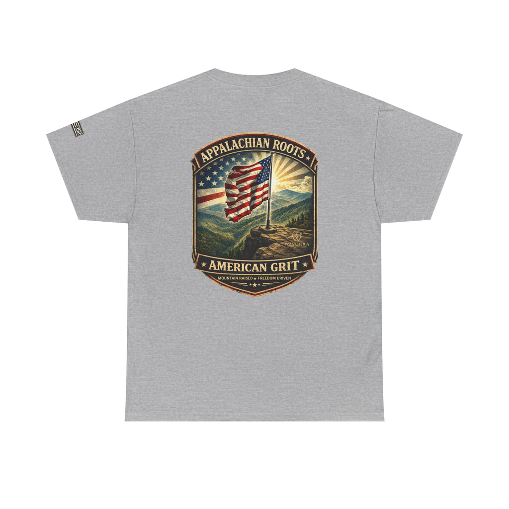 Appalachian Roots T‑Shirt — American Grit Flag Graphic Tee