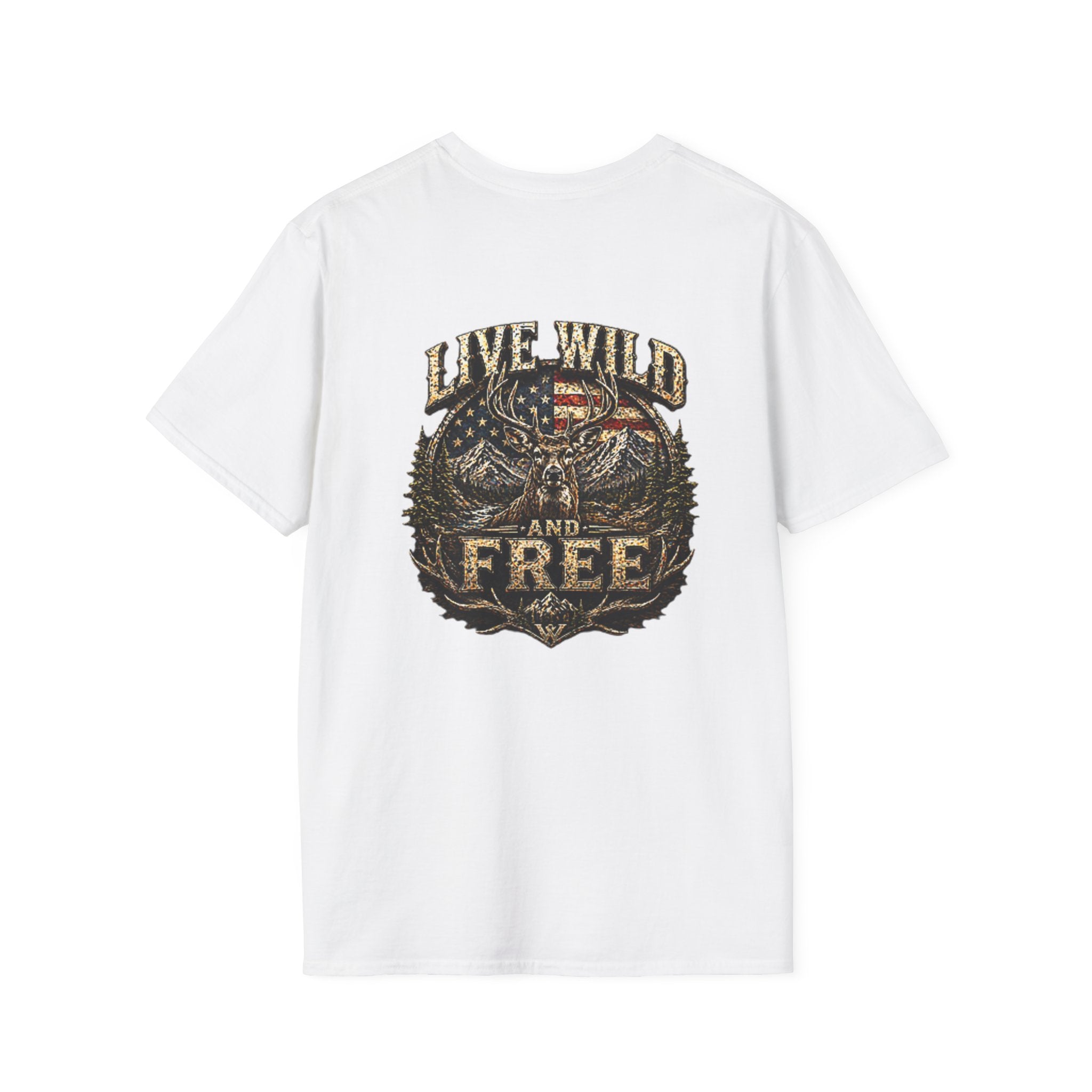 Live Wild and Free T-Shirt — American Eagle Wilderness Graphic Tee