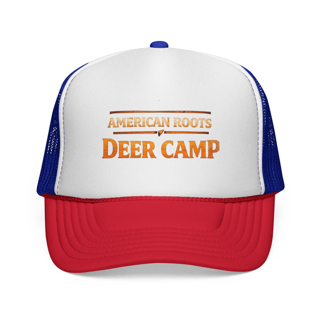Deer Camp Trucker Hat — "American Roots" Vintage Hunting Cap