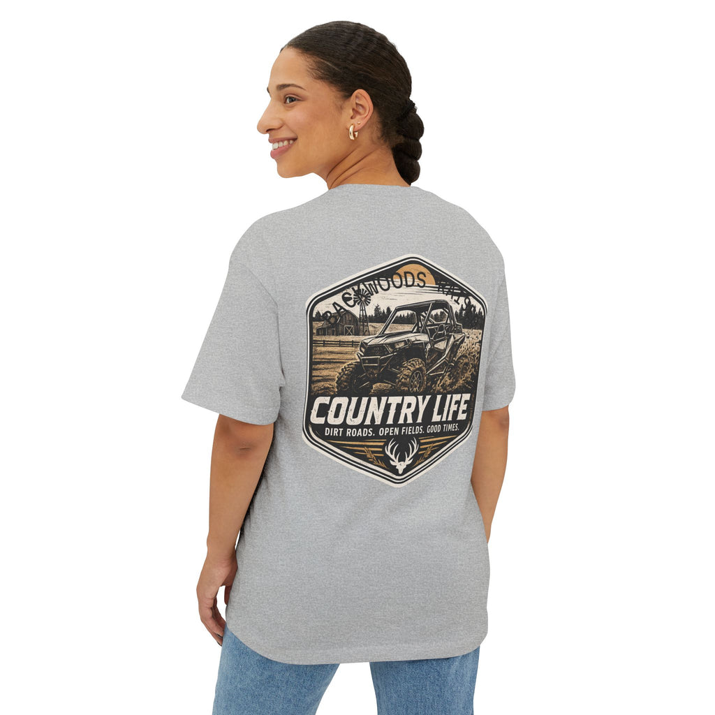 Country Life Tee — "Backwoods Raised" Graphic Shirt