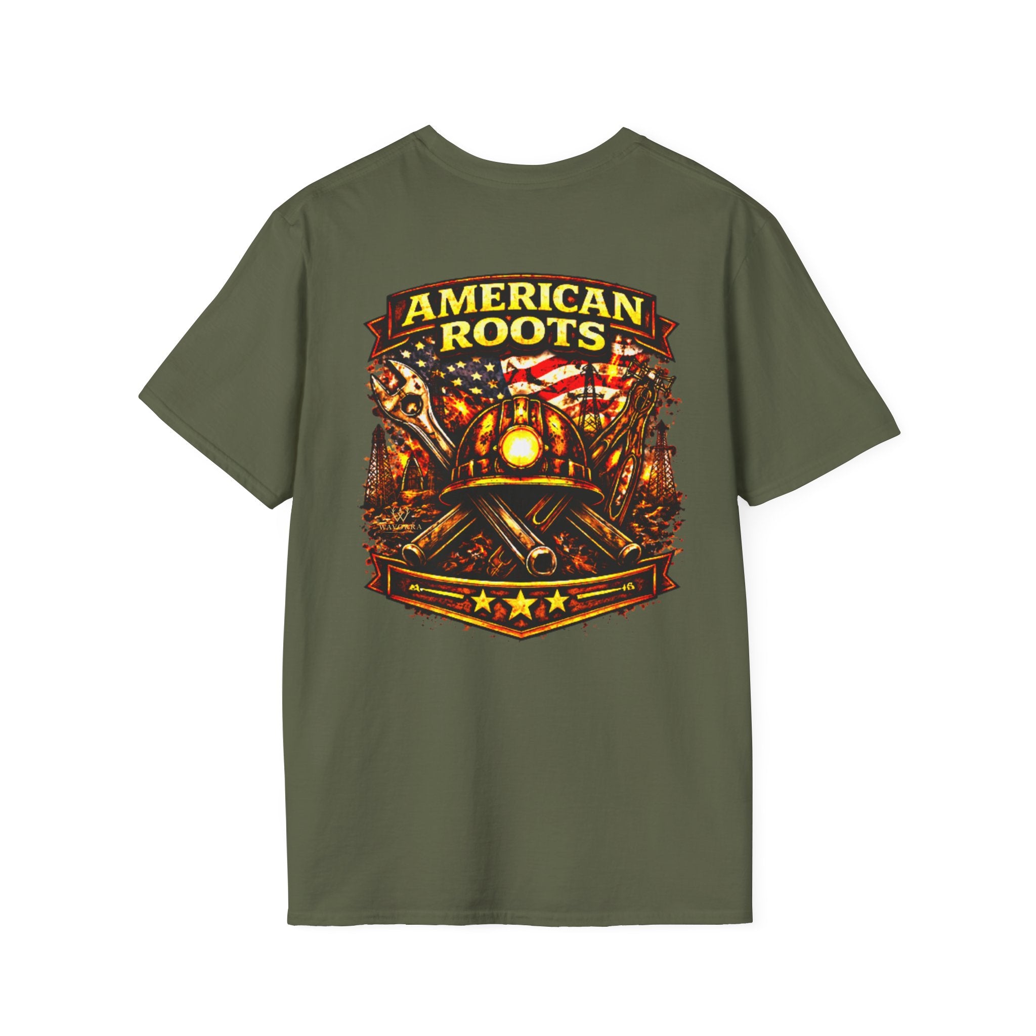 T-Shirt — American Roots Motorcycle Graphic Tee
