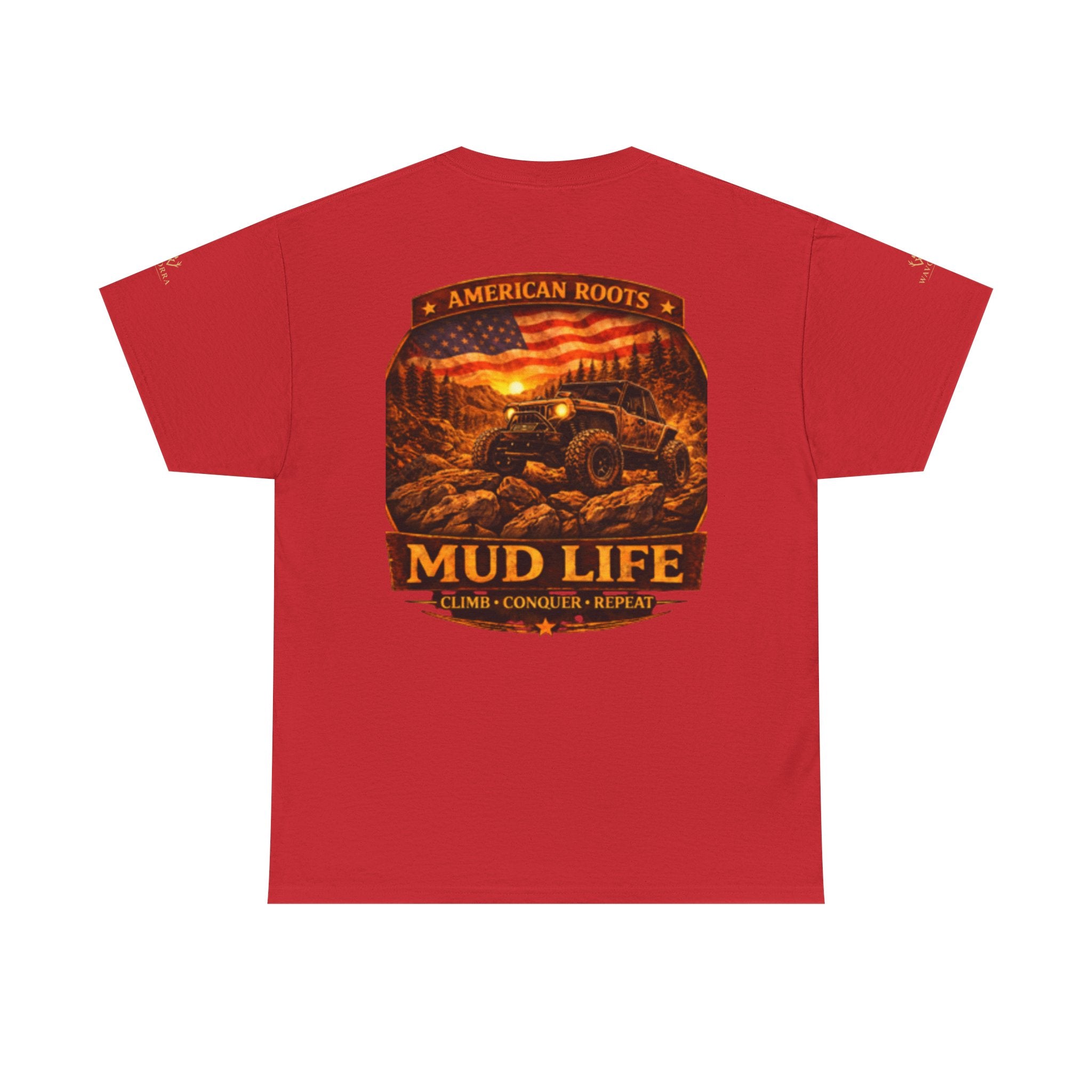 Mud Life Off-Road T-Shirt — American Roots 4x4 Jeep Mudding Graphic Tee