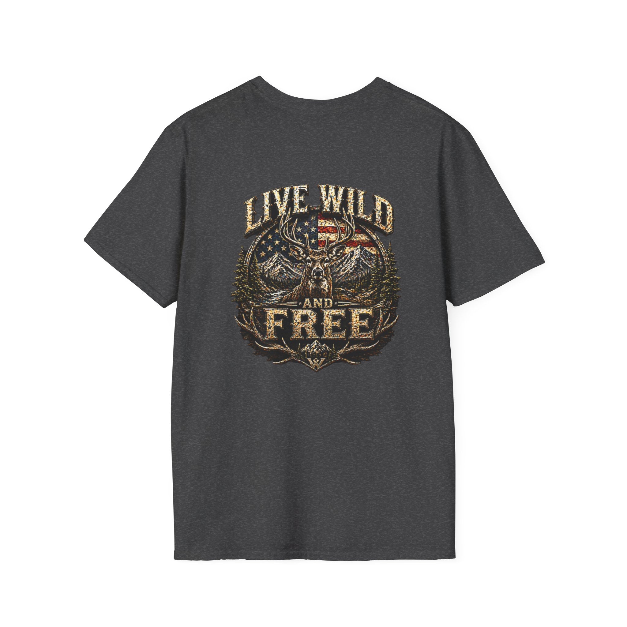 Live Wild and Free T-Shirt — American Eagle Wilderness Graphic Tee
