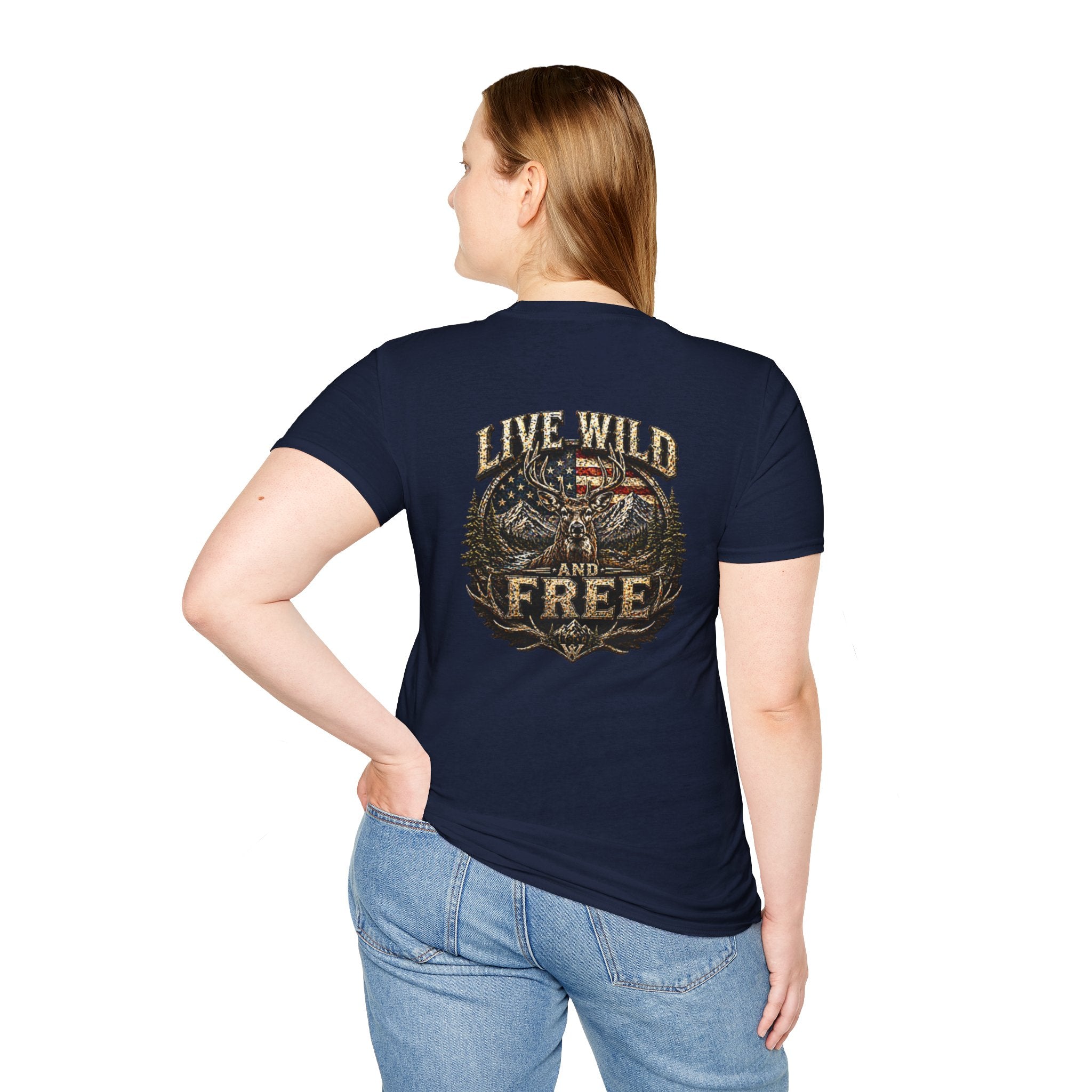 Live Wild and Free T-Shirt — American Eagle Wilderness Graphic Tee