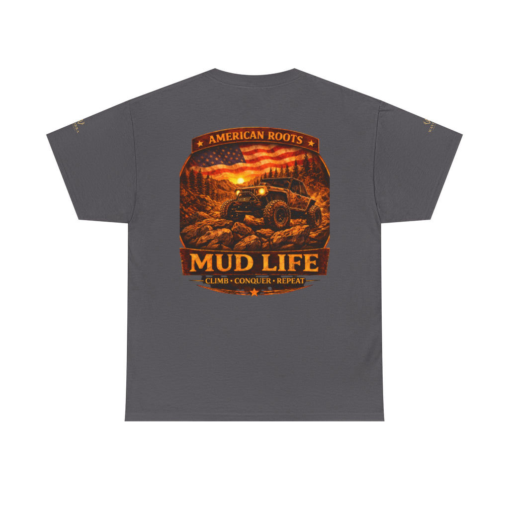 Mud Life Off-Road T-Shirt — American Roots 4x4 Jeep Mudding Graphic Tee