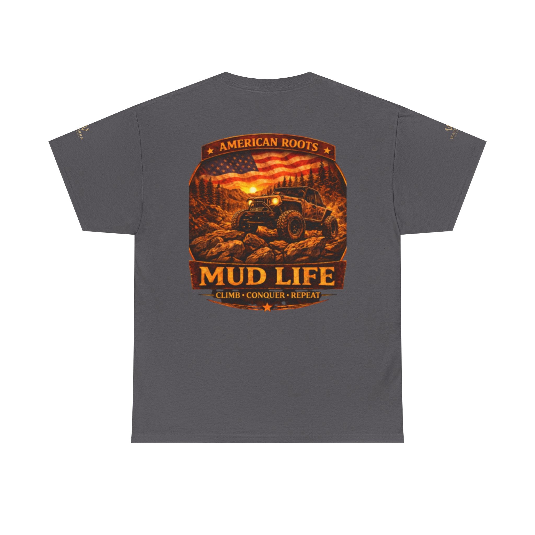 Mud Life Off-Road T-Shirt — American Roots 4x4 Jeep Mudding Graphic Tee