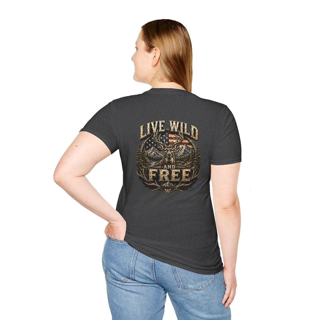 Live Wild and Free T-Shirt — American Eagle Wilderness Graphic Tee