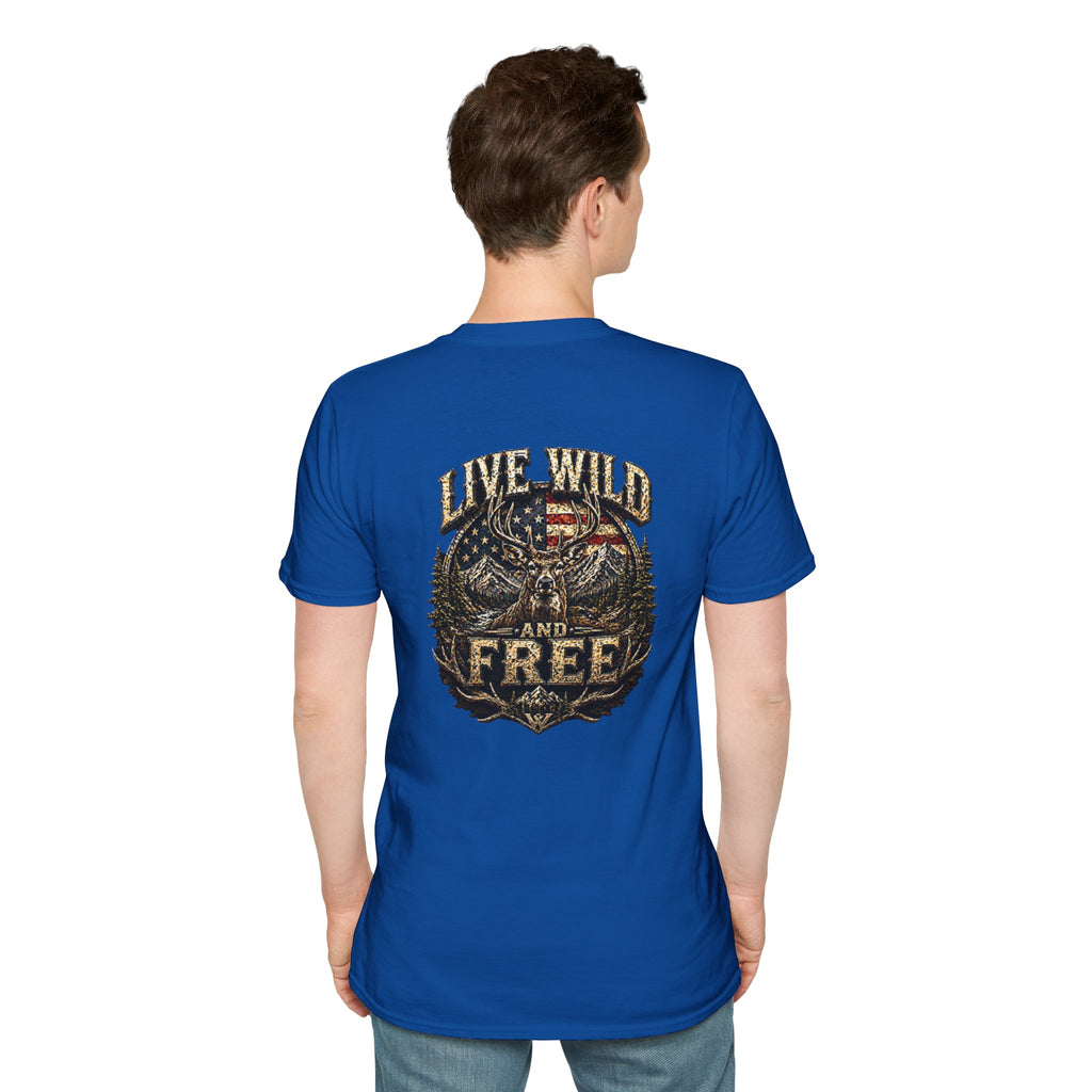 Live Wild and Free T-Shirt — American Eagle Wilderness Graphic Tee