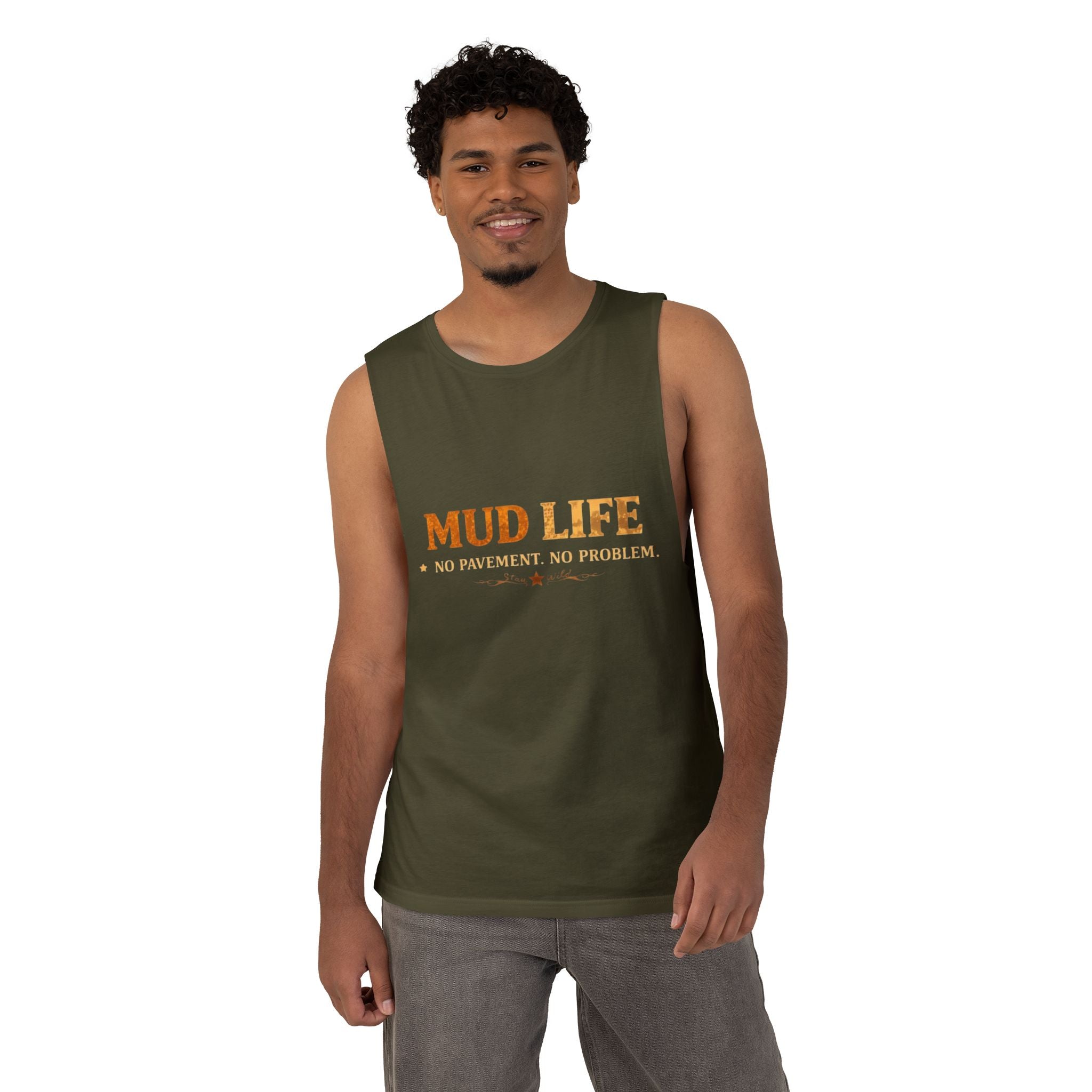 Mud Life Tank Top — American Trails Off-Road Jeep Graphic