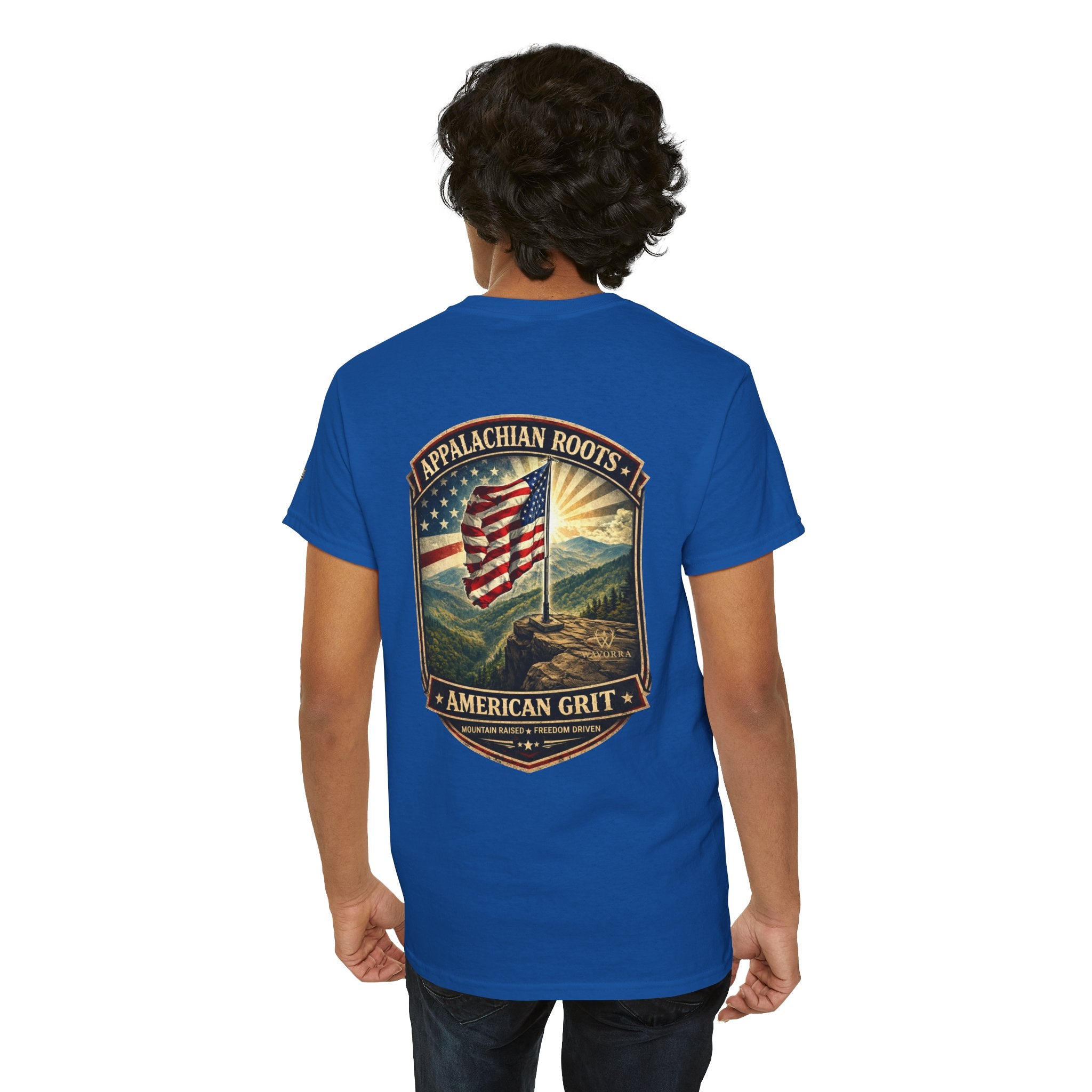 Appalachian Roots T‑Shirt — American Grit Flag Graphic Tee