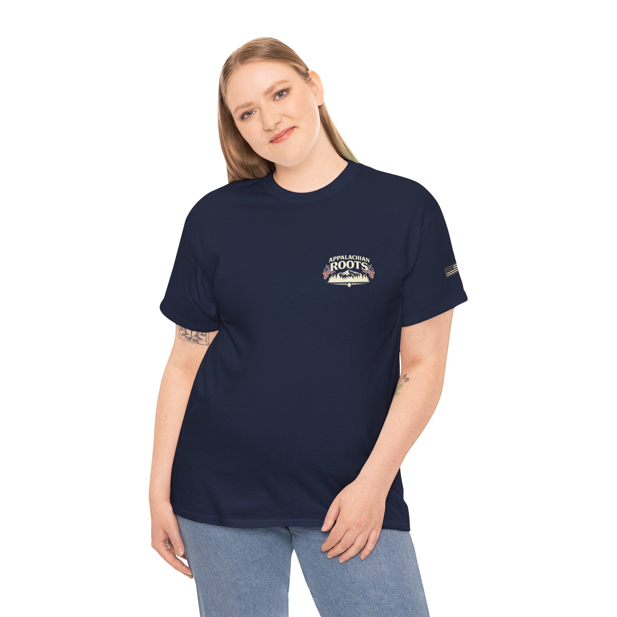 Appalachian Roots T‑Shirt — American Grit Flag Graphic Tee