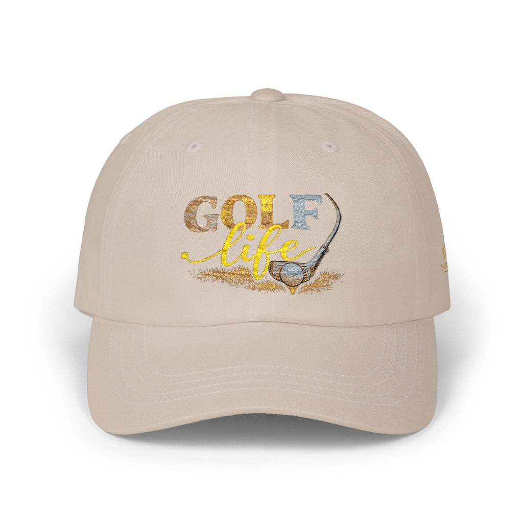 Golf Life Dad Cap — Embroidered Golf Club & Ball Hat