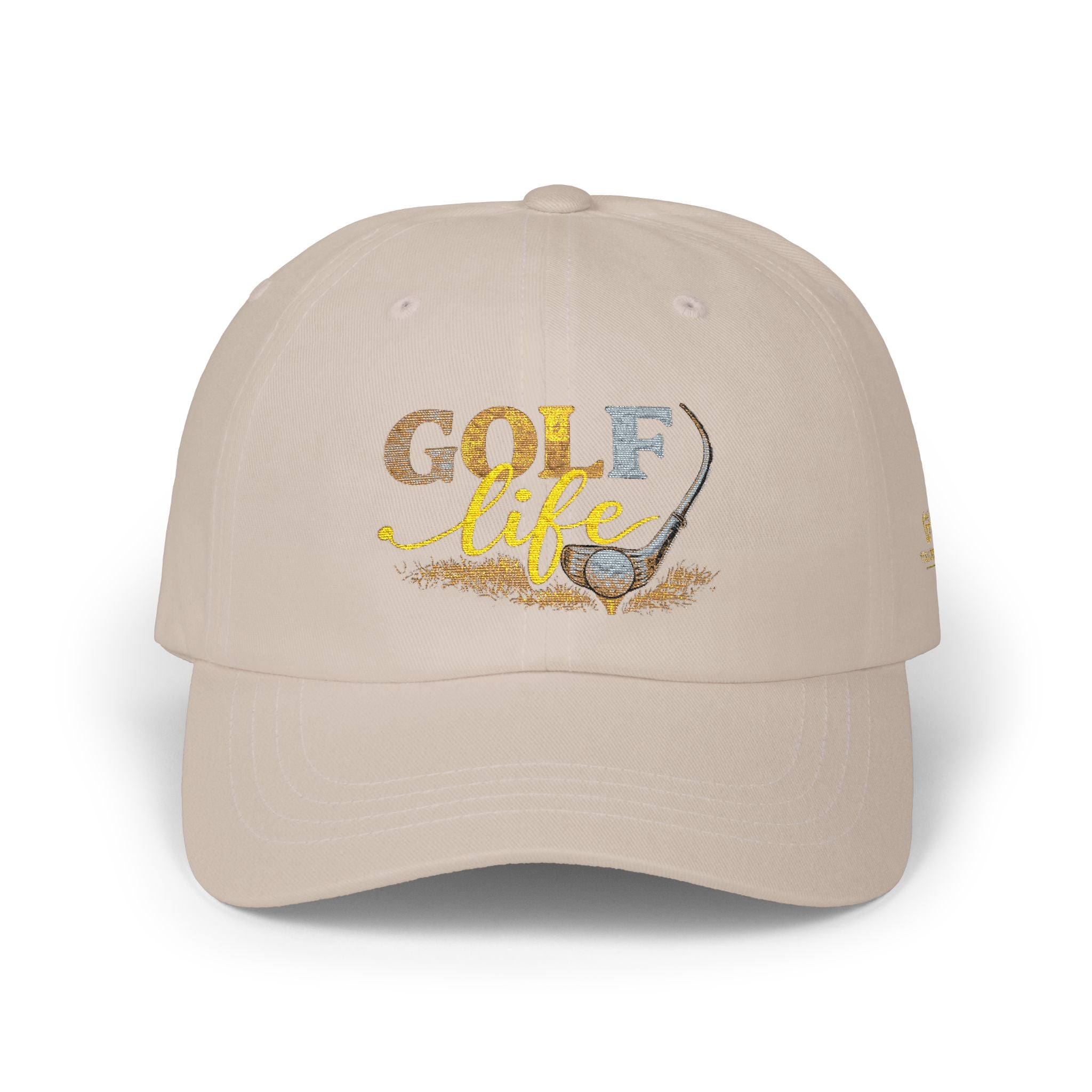 Golf Life Dad Cap — Embroidered Golf Club & Ball Hat
