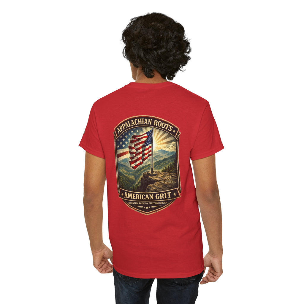 Appalachian Roots T‑Shirt — American Grit Flag Graphic Tee