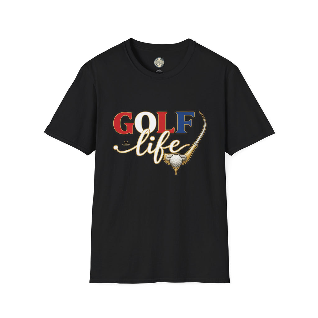 Golf Life T-Shirt — Retro Golf Club & Ball Design