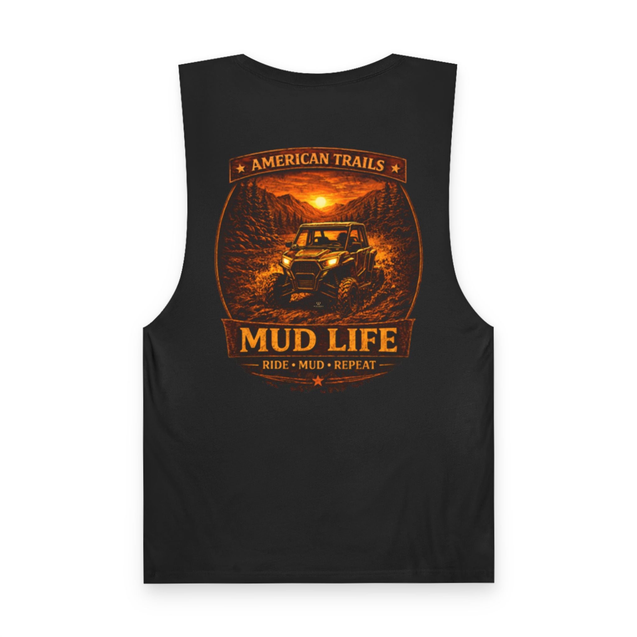 Mud Life Tank Top — American Trails Off-Road Jeep Graphic