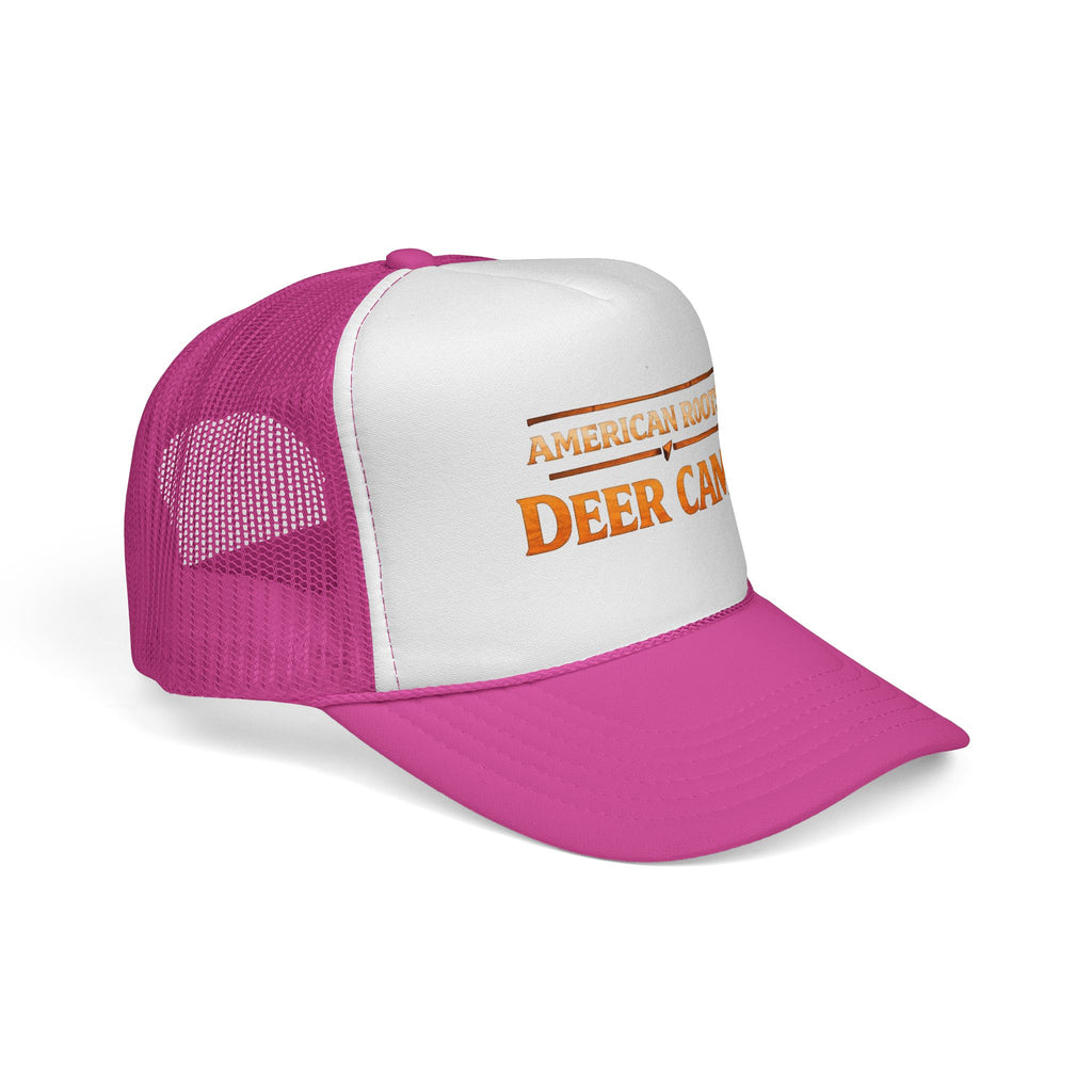 Deer Camp Trucker Hat — "American Roots" Vintage Hunting Cap