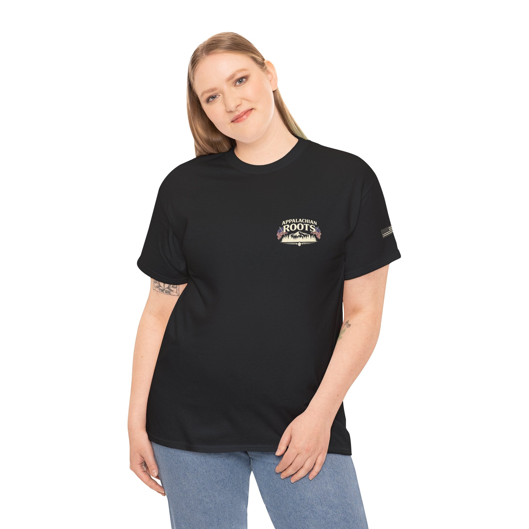 Appalachian Roots T‑Shirt — American Grit Flag Graphic Tee