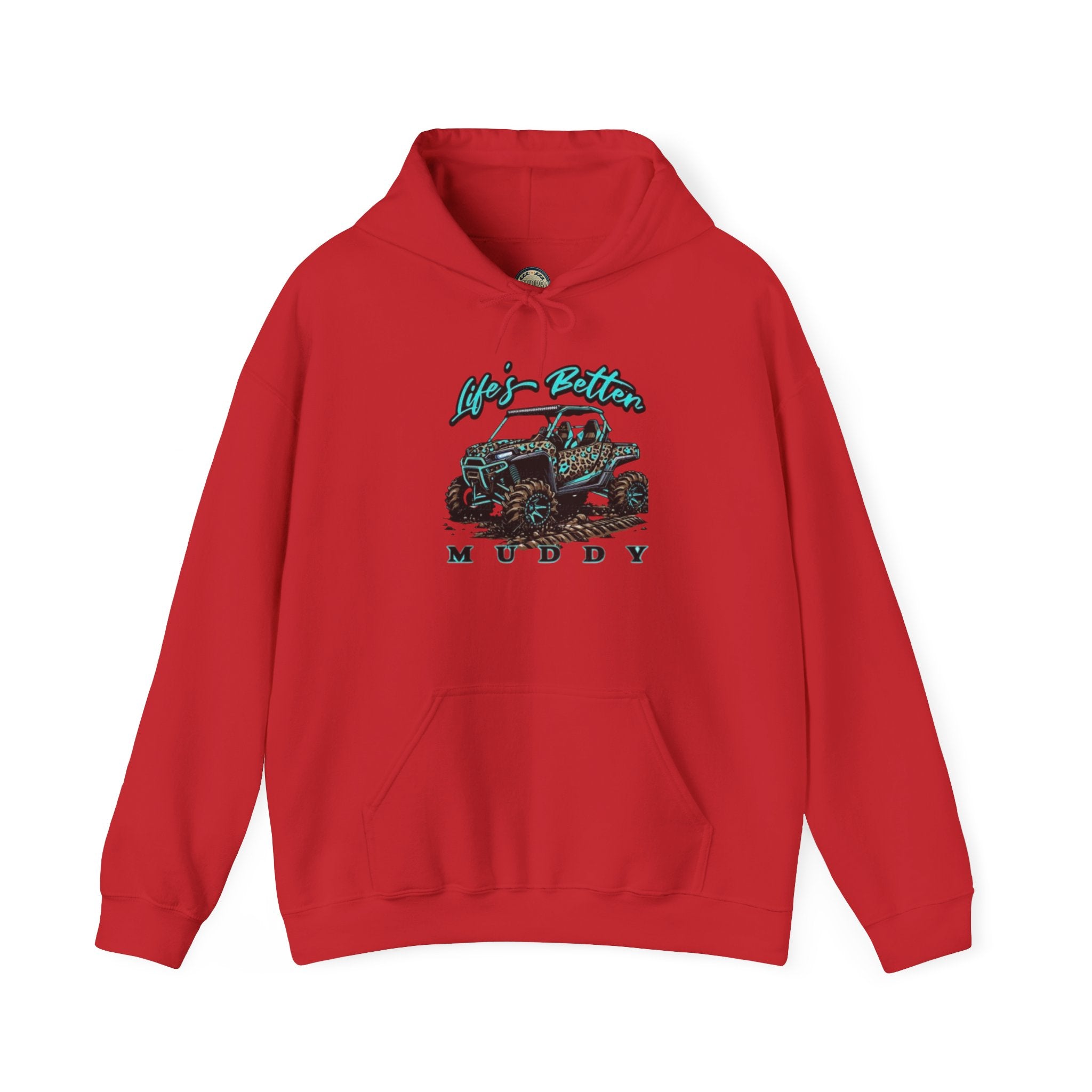 Muddy Off-Road Truck Hoodie — Life's Better Muddy Graphic Pullover