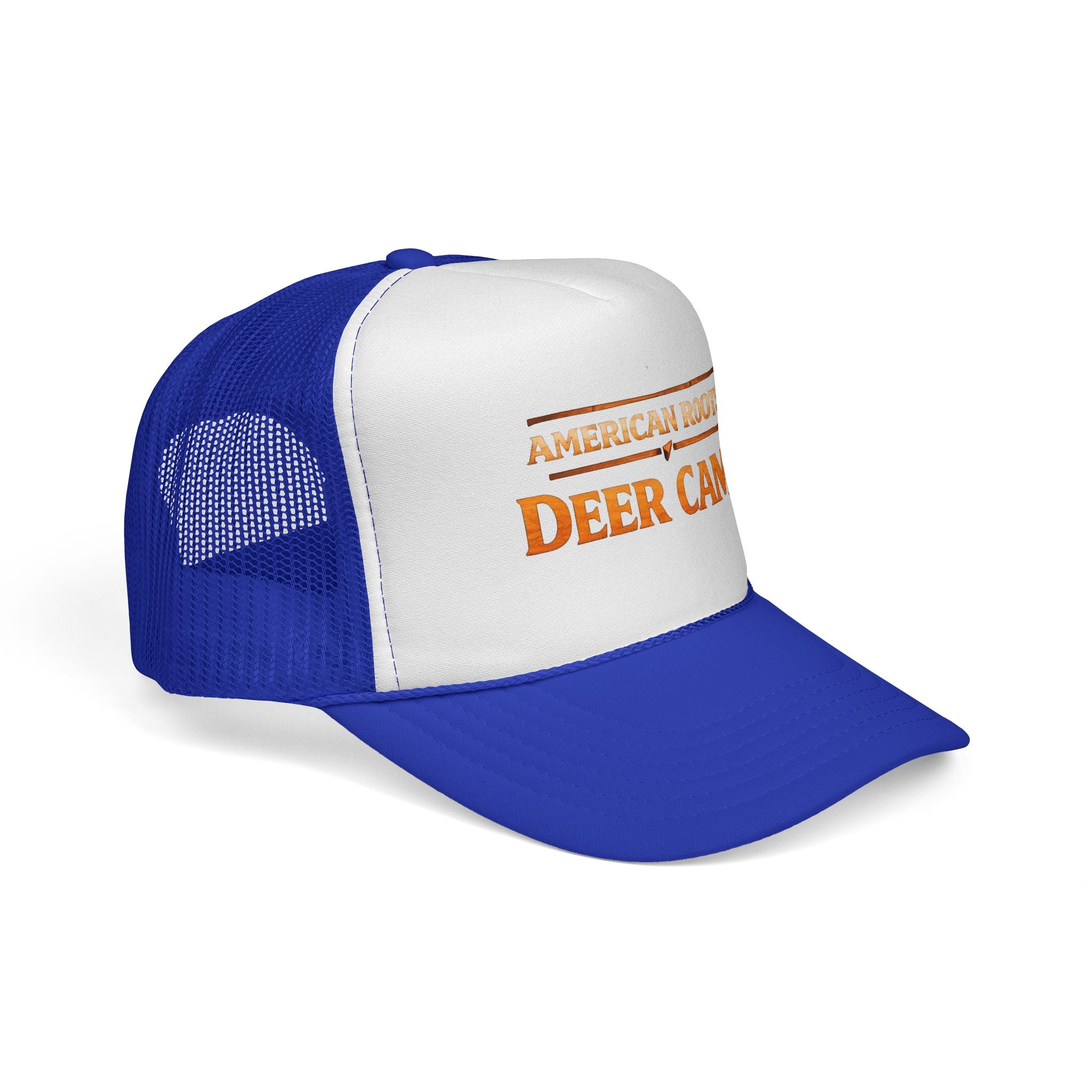 Deer Camp Trucker Hat — "American Roots" Vintage Hunting Cap