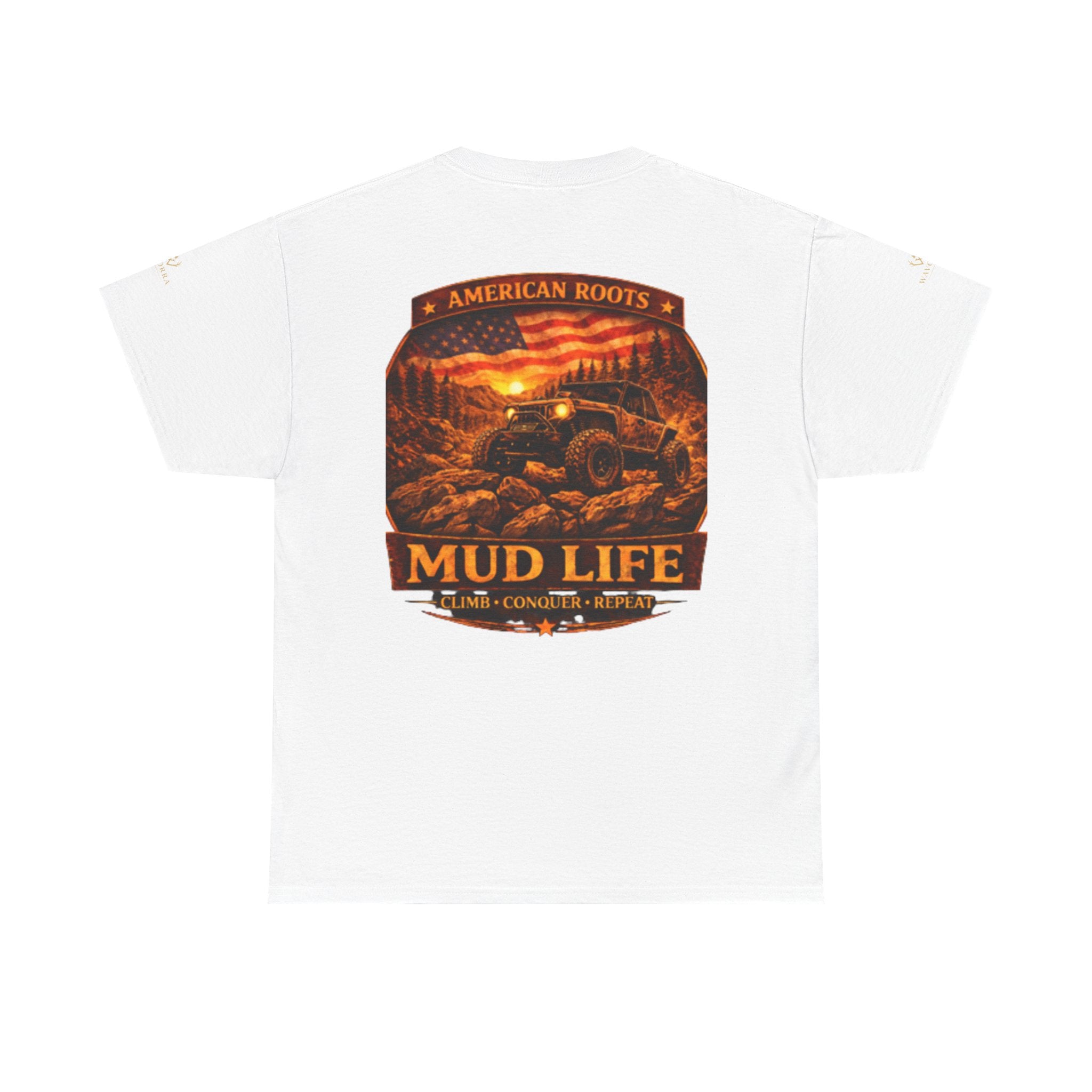 Mud Life Off-Road T-Shirt — American Roots 4x4 Jeep Mudding Graphic Tee