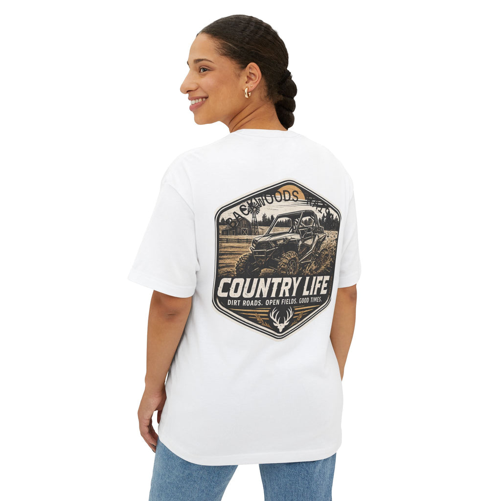 Country Life Tee — "Backwoods Raised" Graphic Shirt
