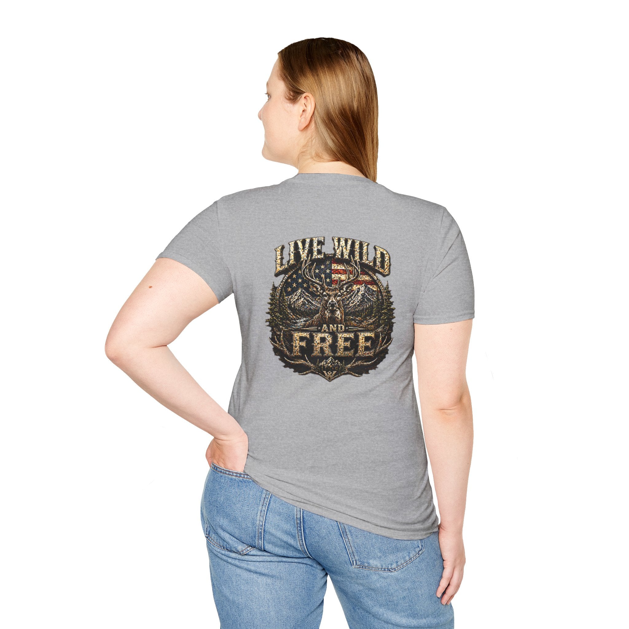 Live Wild and Free T-Shirt — American Eagle Wilderness Graphic Tee