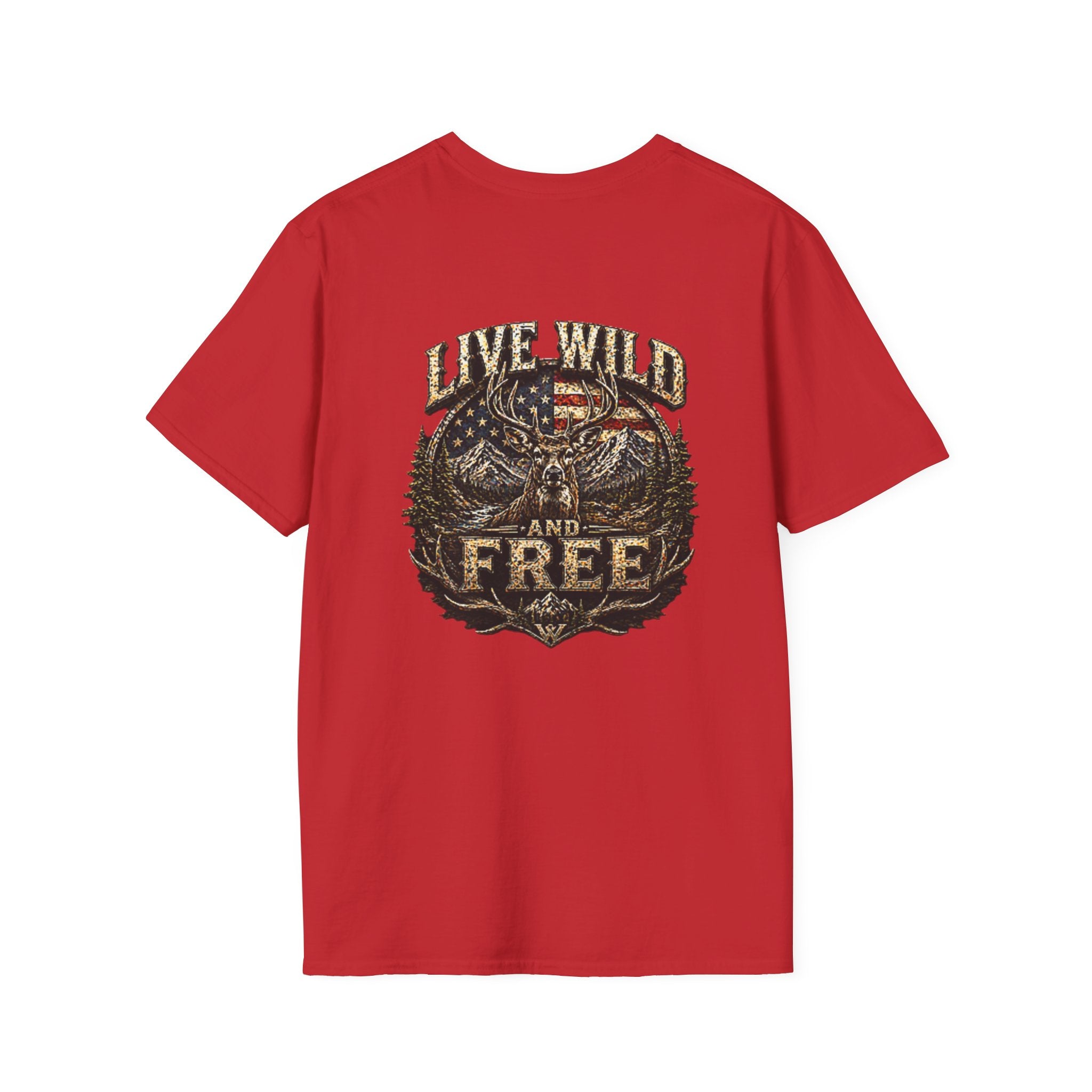 Live Wild and Free T-Shirt — American Eagle Wilderness Graphic Tee