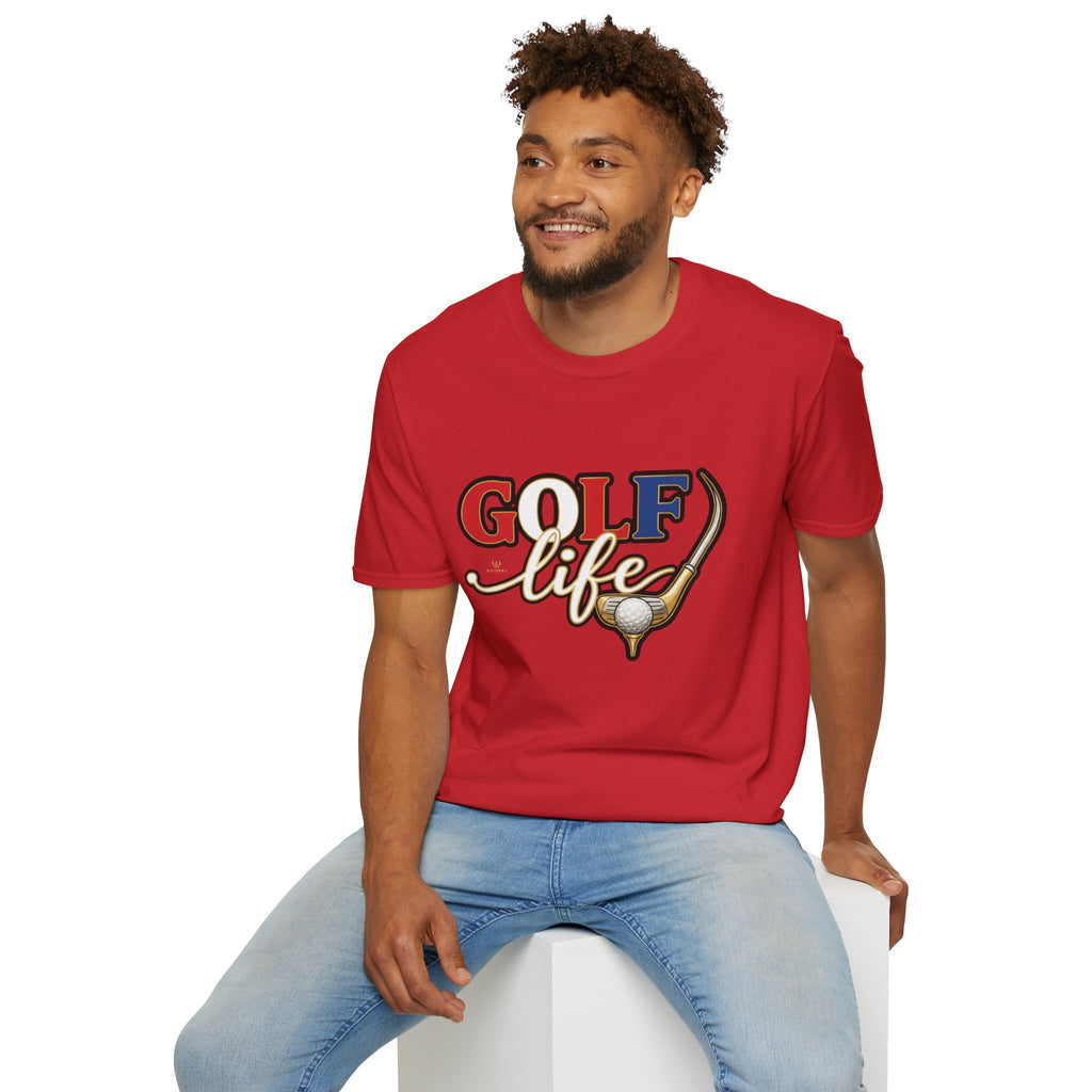 Golf Life T-Shirt — Retro Golf Club & Ball Design
