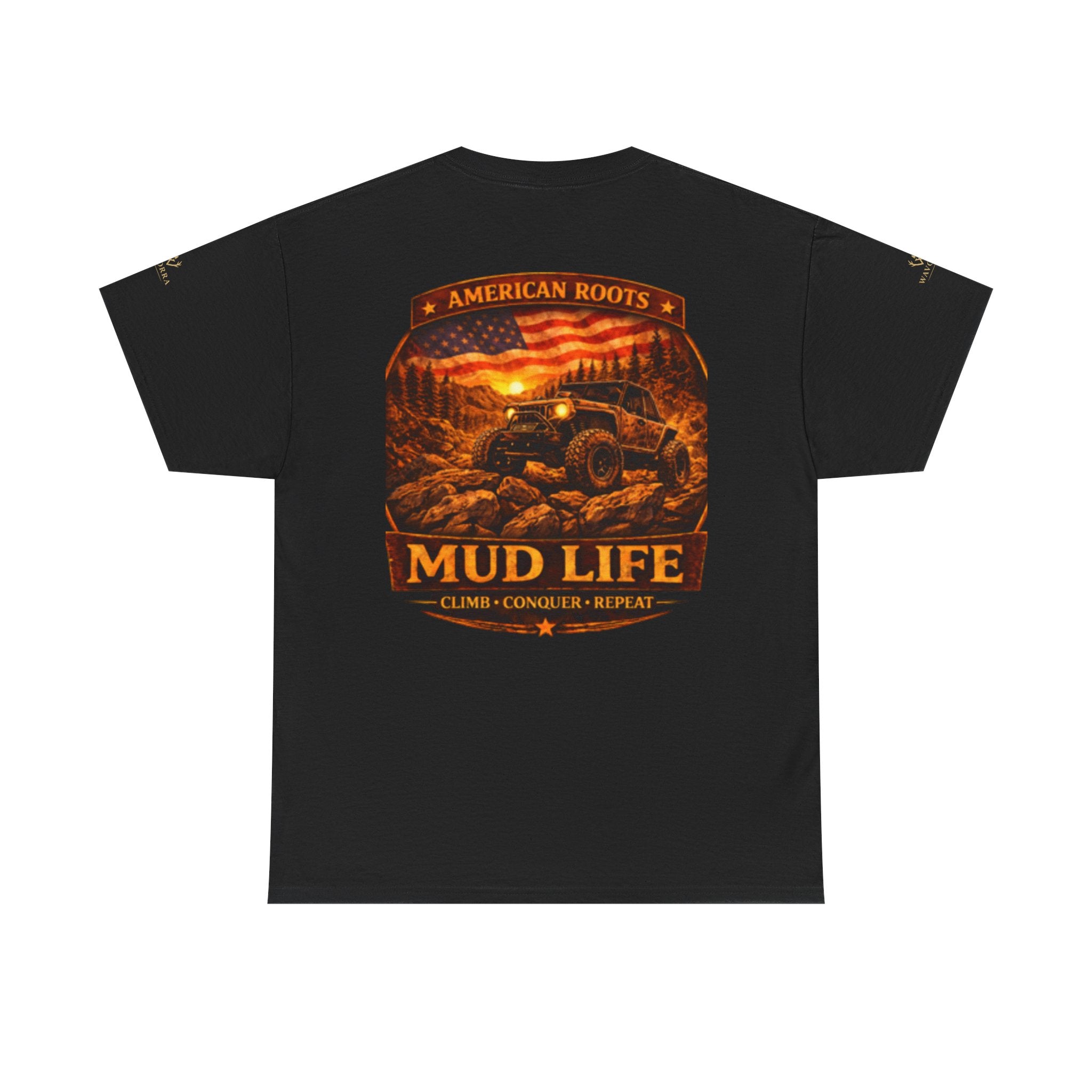 Mud Life Off-Road T-Shirt — American Roots 4x4 Jeep Mudding Graphic Tee