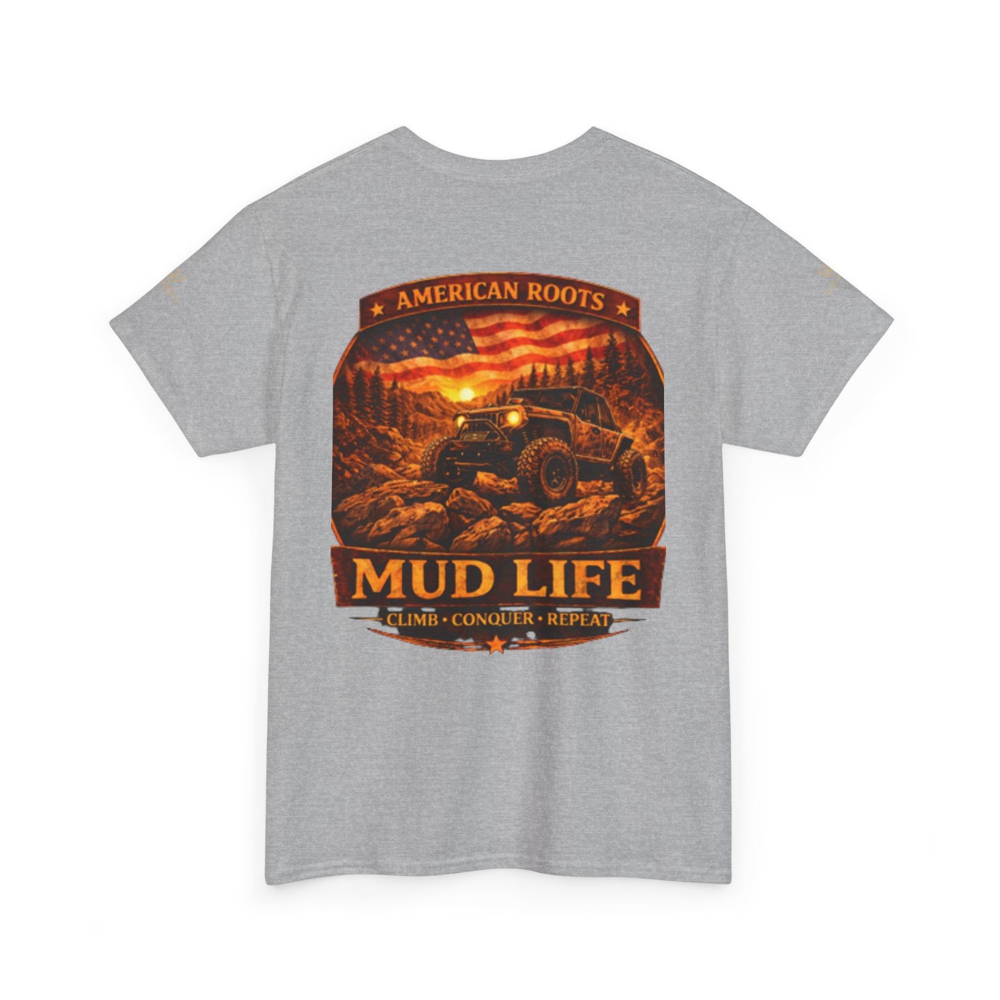 Mud Life Off-Road T-Shirt — American Roots 4x4 Jeep Mudding Graphic Tee