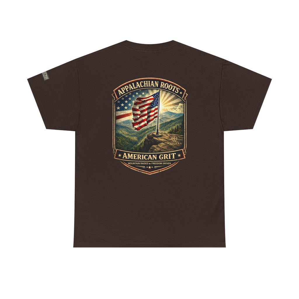 Appalachian Roots T‑Shirt — American Grit Flag Graphic Tee